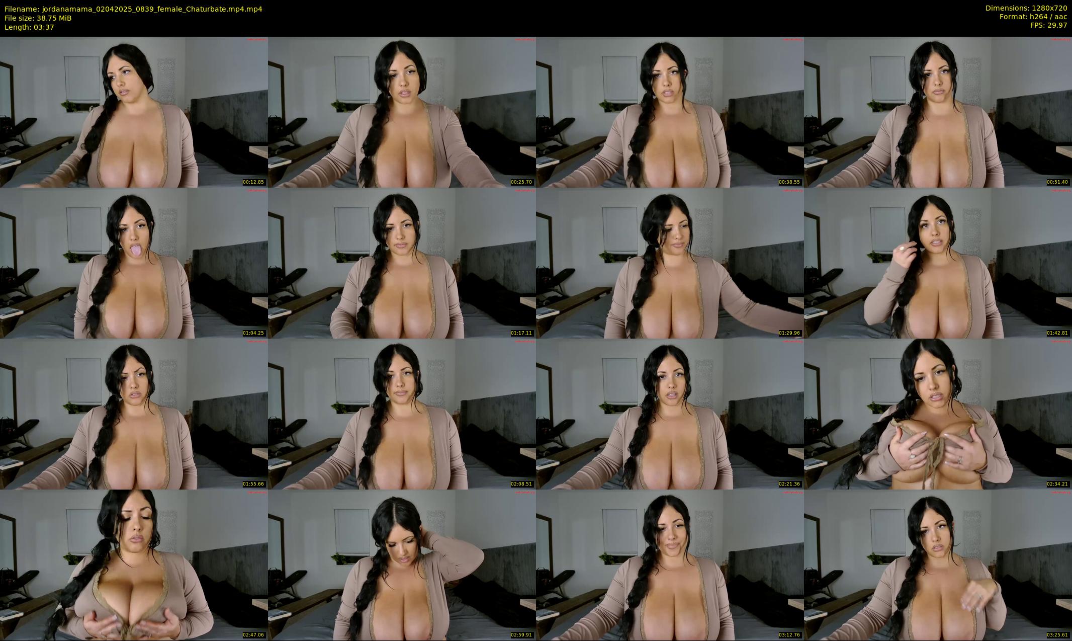 jordanamama — 4 minute Chaturbate couple cam show recording, 720p, Apr 2, 2025