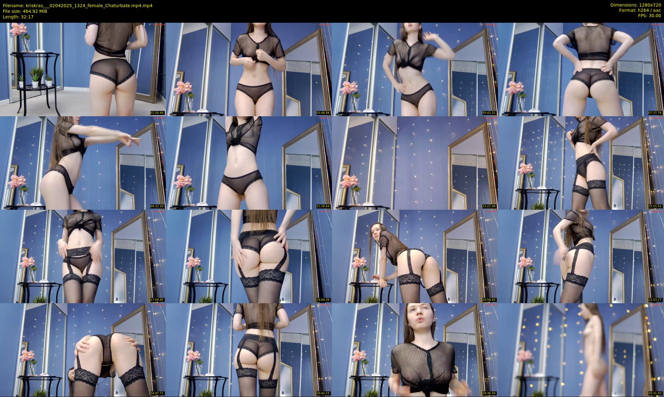 kriskras__ — 33 minute Chaturbate female cam show recording, 720p, Apr 2, 2025
