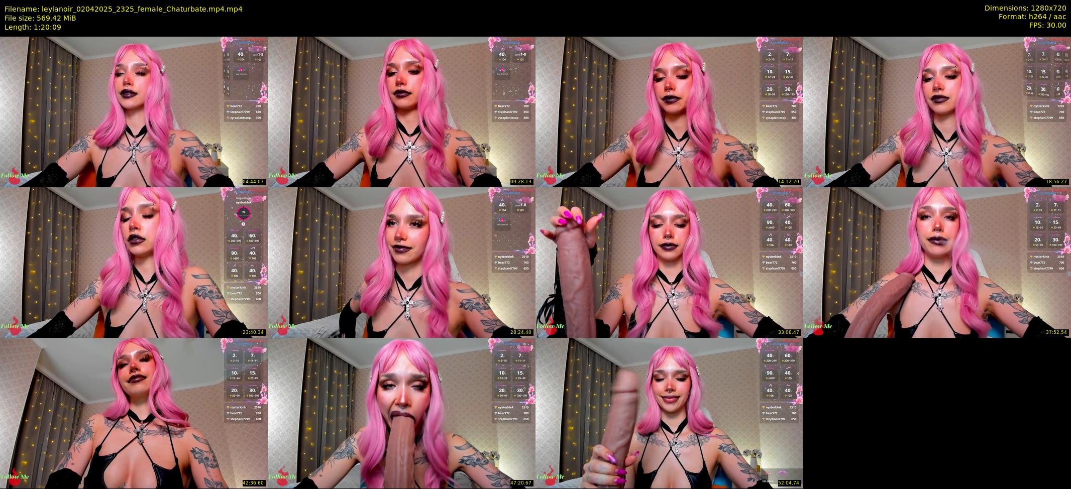 leylanoir — 81 minute Chaturbate female cam show recording, 720p, Apr 2, 2025