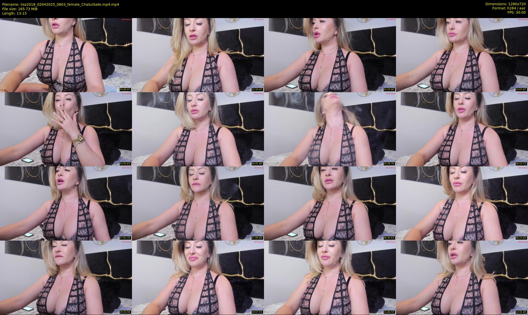 lisa2018 — 14 minute Chaturbate female cam show recording, 720p, Apr 2, 2025