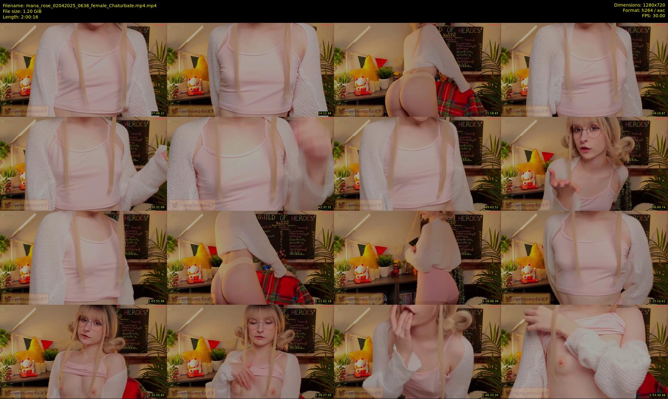 mana_rose — 121 minute Chaturbate female cam show recording, 720p, Apr 2, 2025