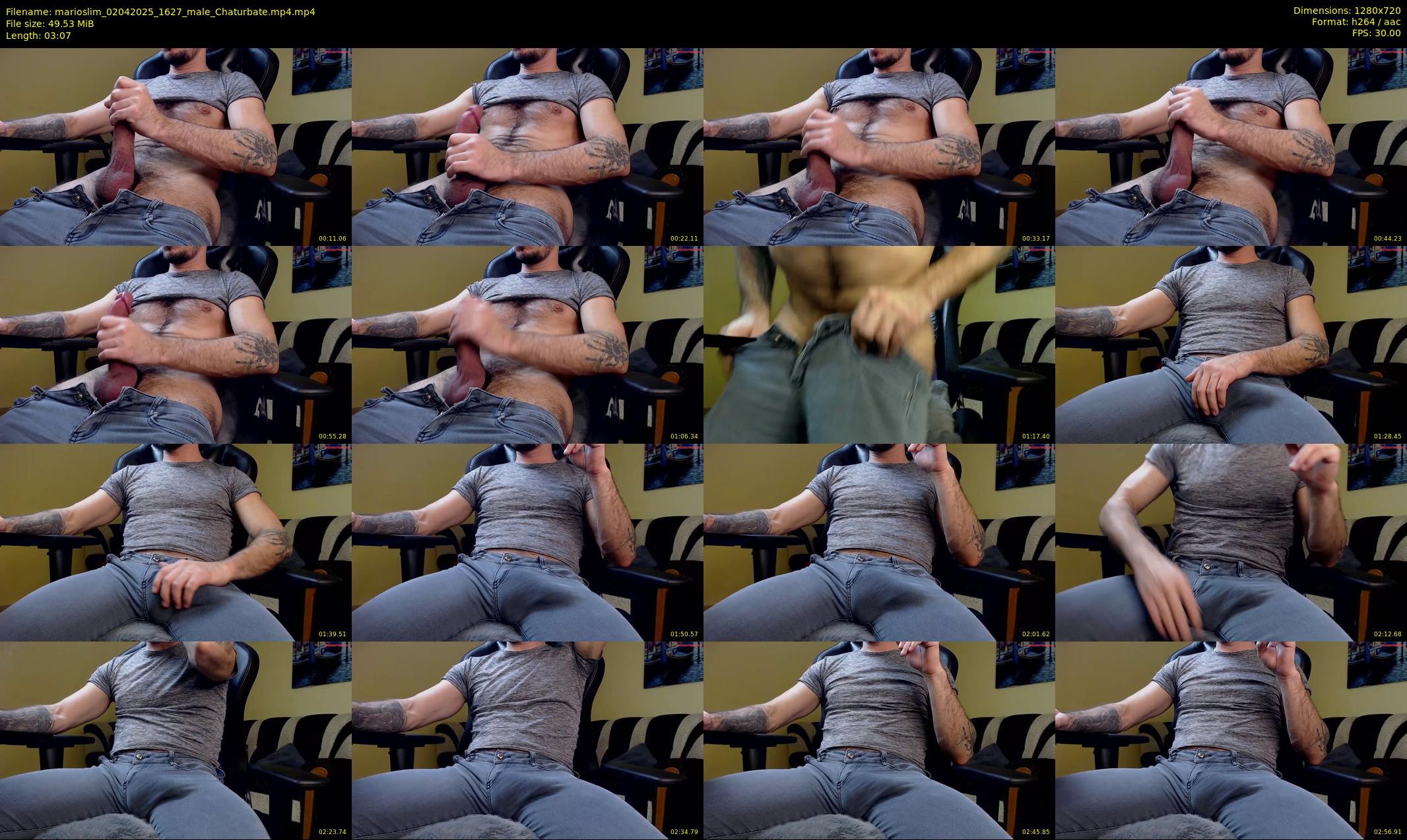 marioslim — 4 minute Chaturbate male cam show recording, 720p, Apr 2, 2025