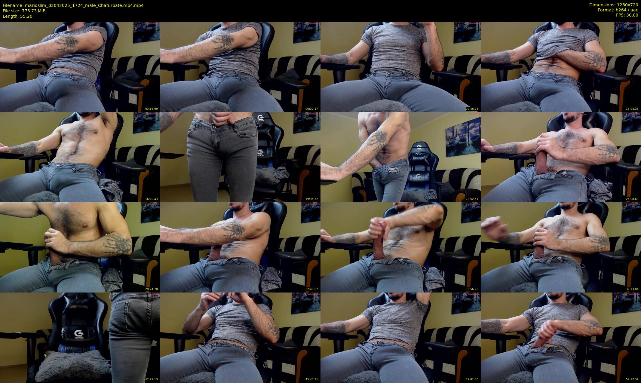 marioslim — 56 minute Chaturbate male cam show recording, 720p, Apr 2, 2025