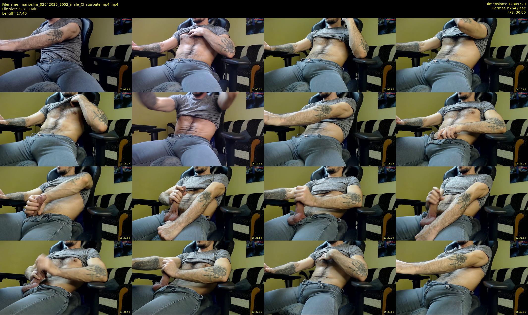 marioslim — 18 minute Chaturbate male cam show recording, 720p, Apr 2, 2025