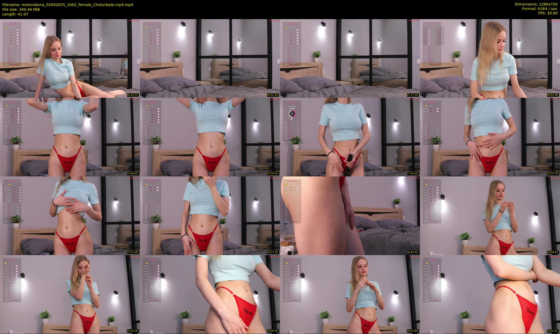 melondama — 42 minute Chaturbate female cam show recording, 720p, Apr 2, 2025