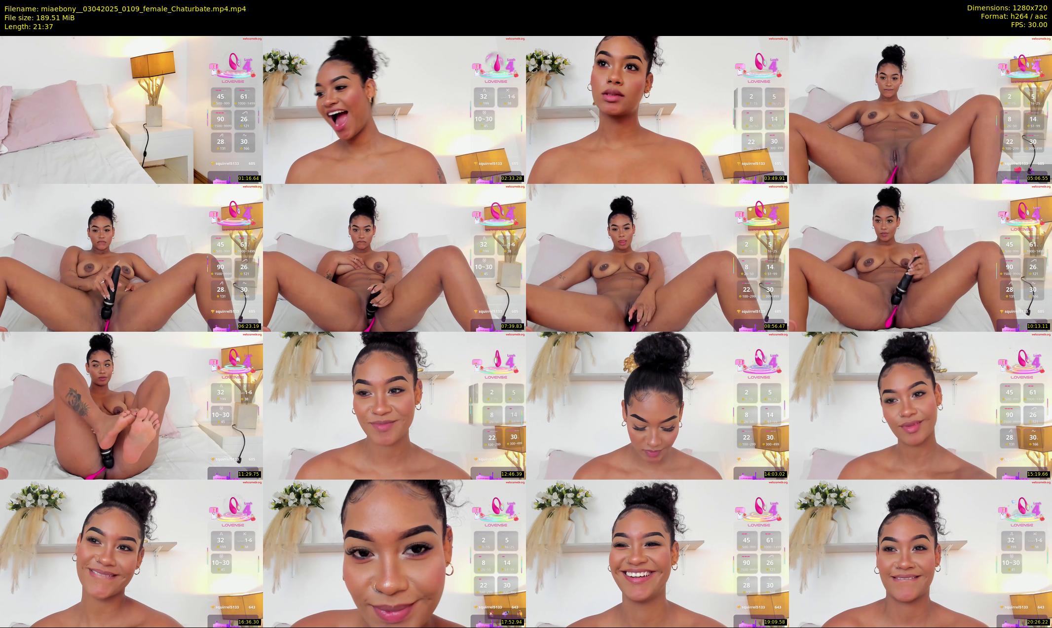 miaebony_ — 22 minute Chaturbate female cam show recording, 720p, Apr 3, 2025