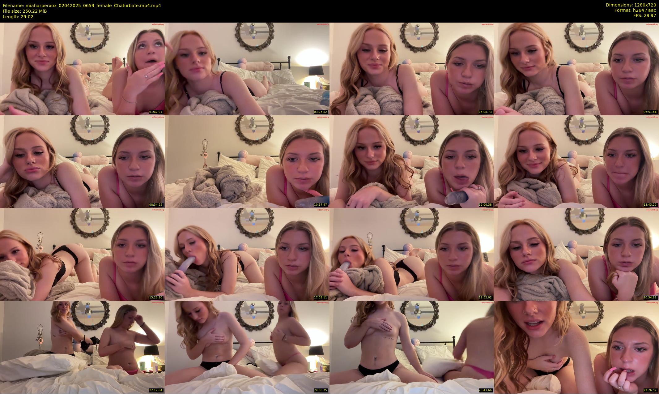 miaharperxox — 30 minute Chaturbate female cam show recording, 720p, Apr 2, 2025