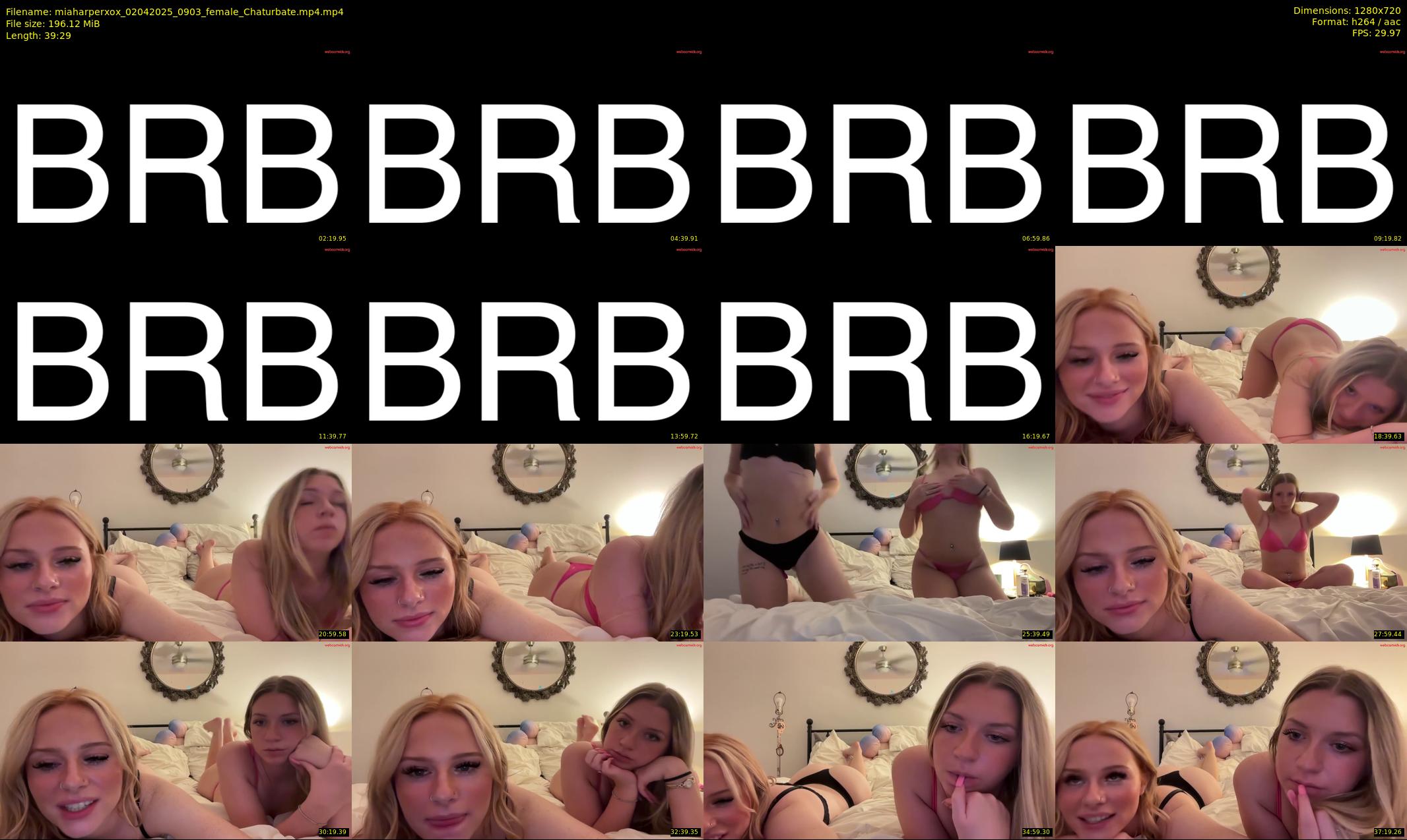 miaharperxox — 40 minute Chaturbate female cam show recording, 720p, Apr 2, 2025