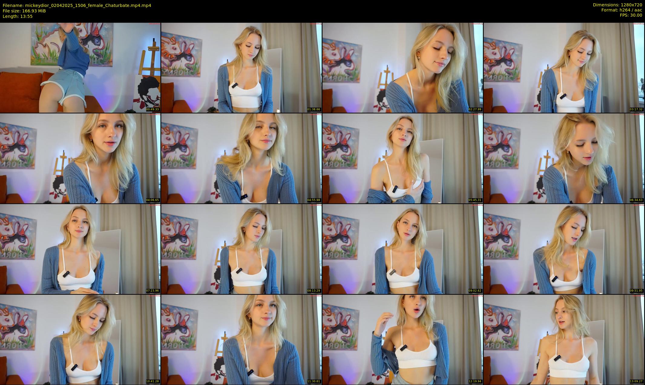 mickeydior — 14 minute Chaturbate female cam show recording, 720p, Apr 2, 2025