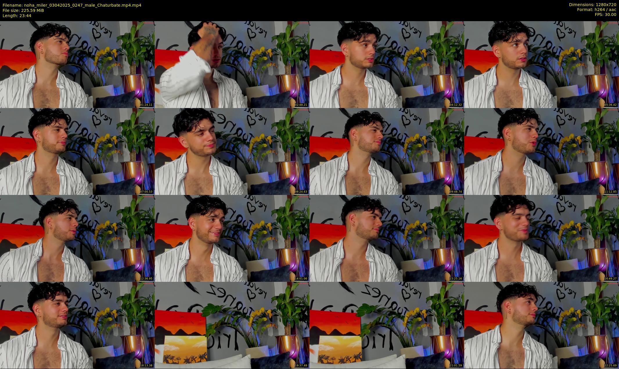 noha_miler — 24 minute Chaturbate male cam show recording, 720p, Apr 3, 2025