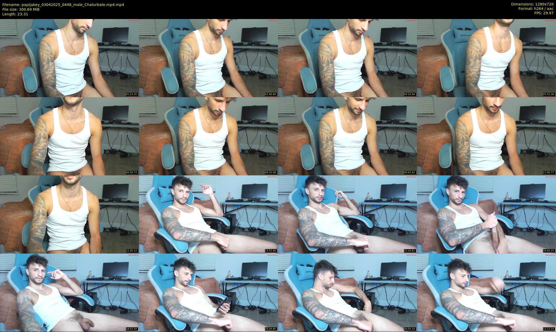 papijakey — 24 minute Chaturbate male cam show recording, 720p, Apr 3, 2025
