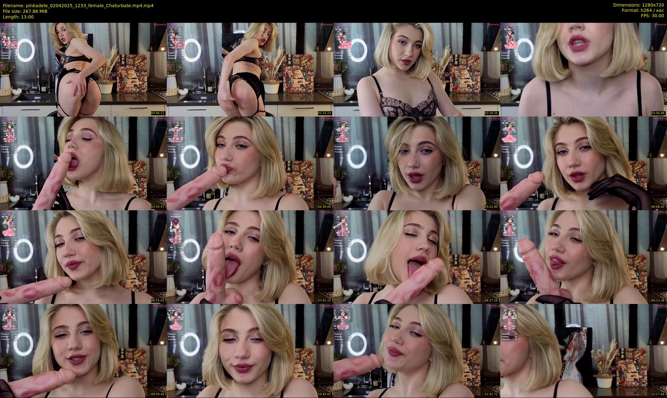 pinkadele — 13 minute Chaturbate female cam show recording, 720p, Apr 2, 2025