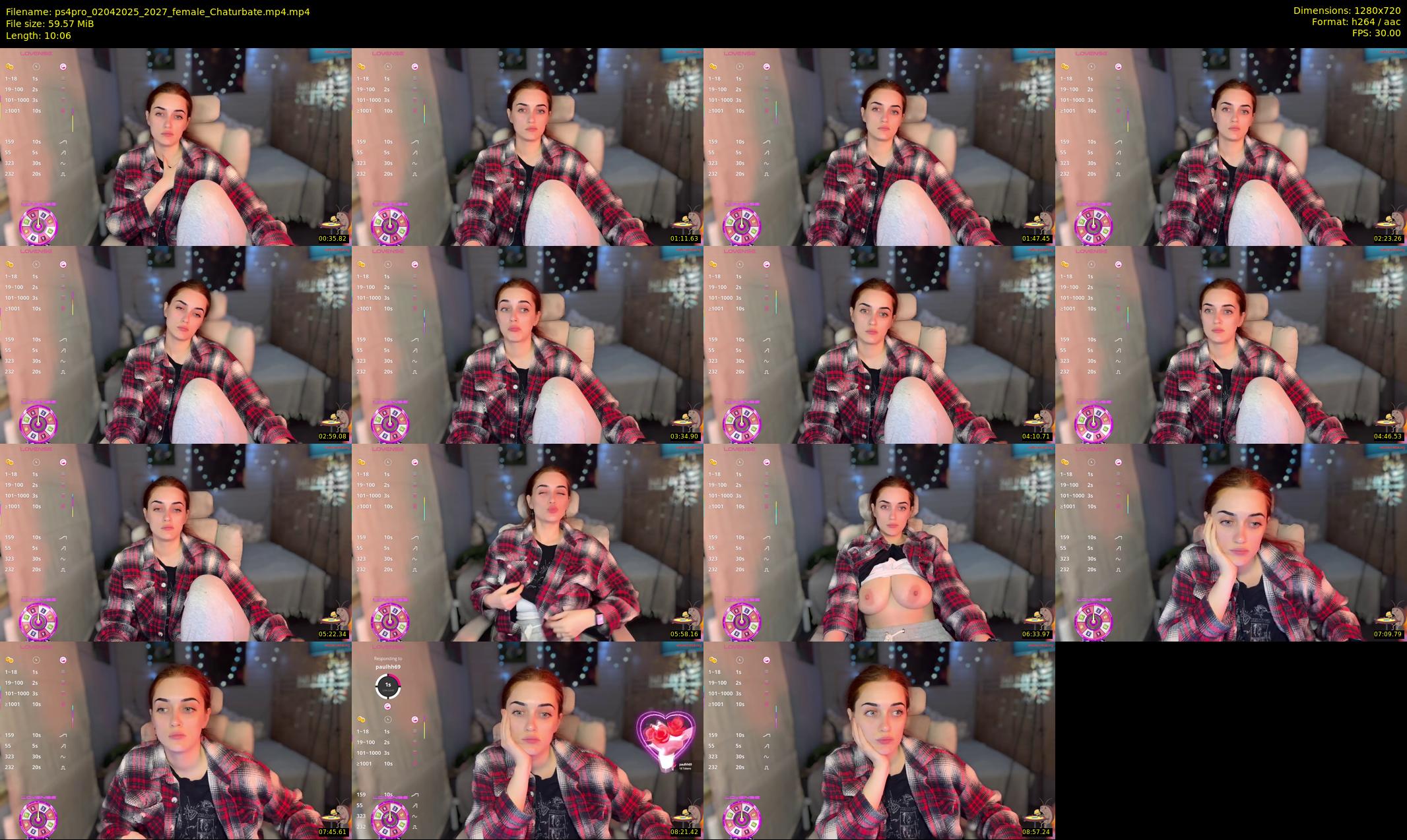 ps4pro — 11 minute Chaturbate female cam show recording, 720p, Apr 2, 2025