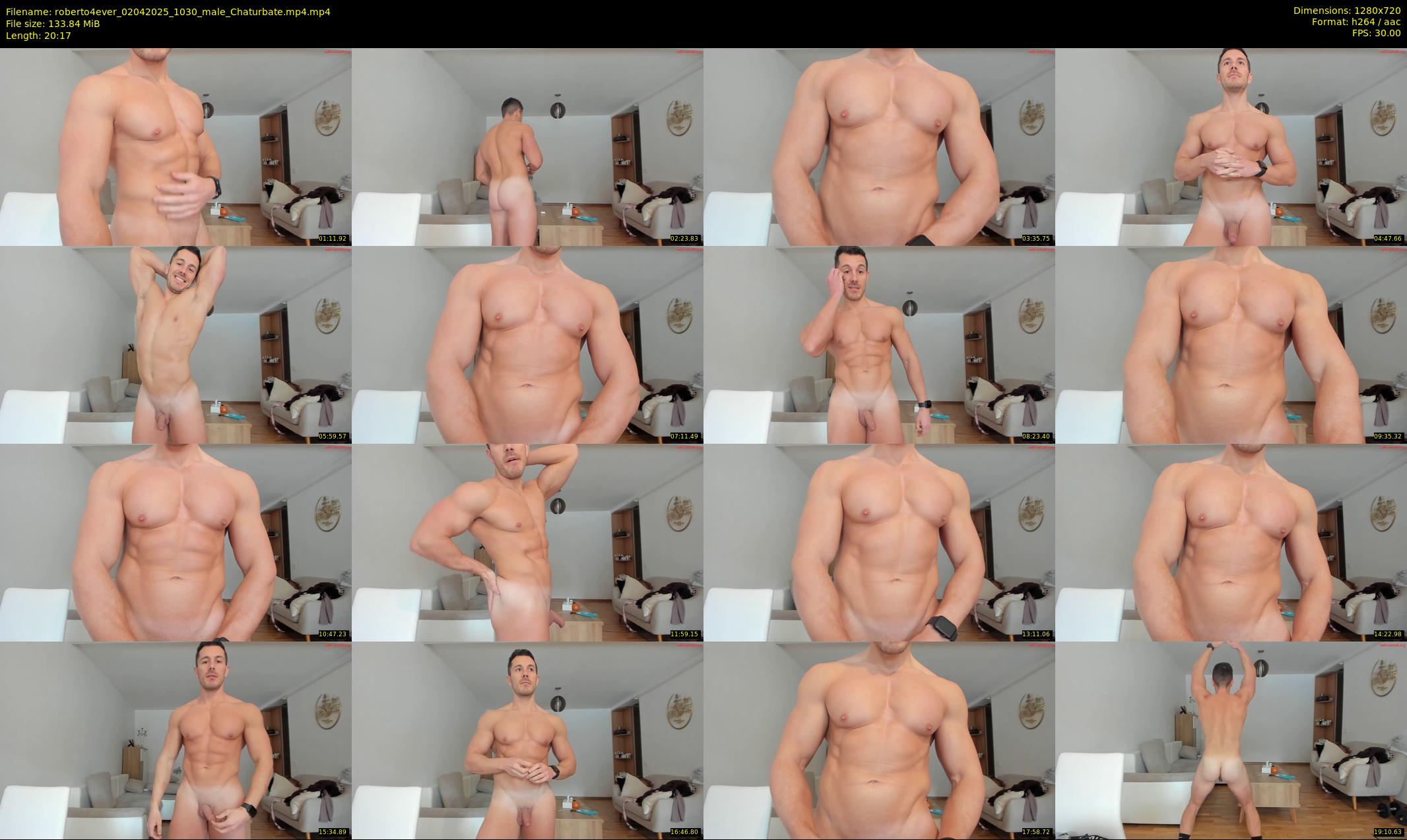 roberto4ever — 21 minute Chaturbate male cam show recording, 720p, Apr 2, 2025