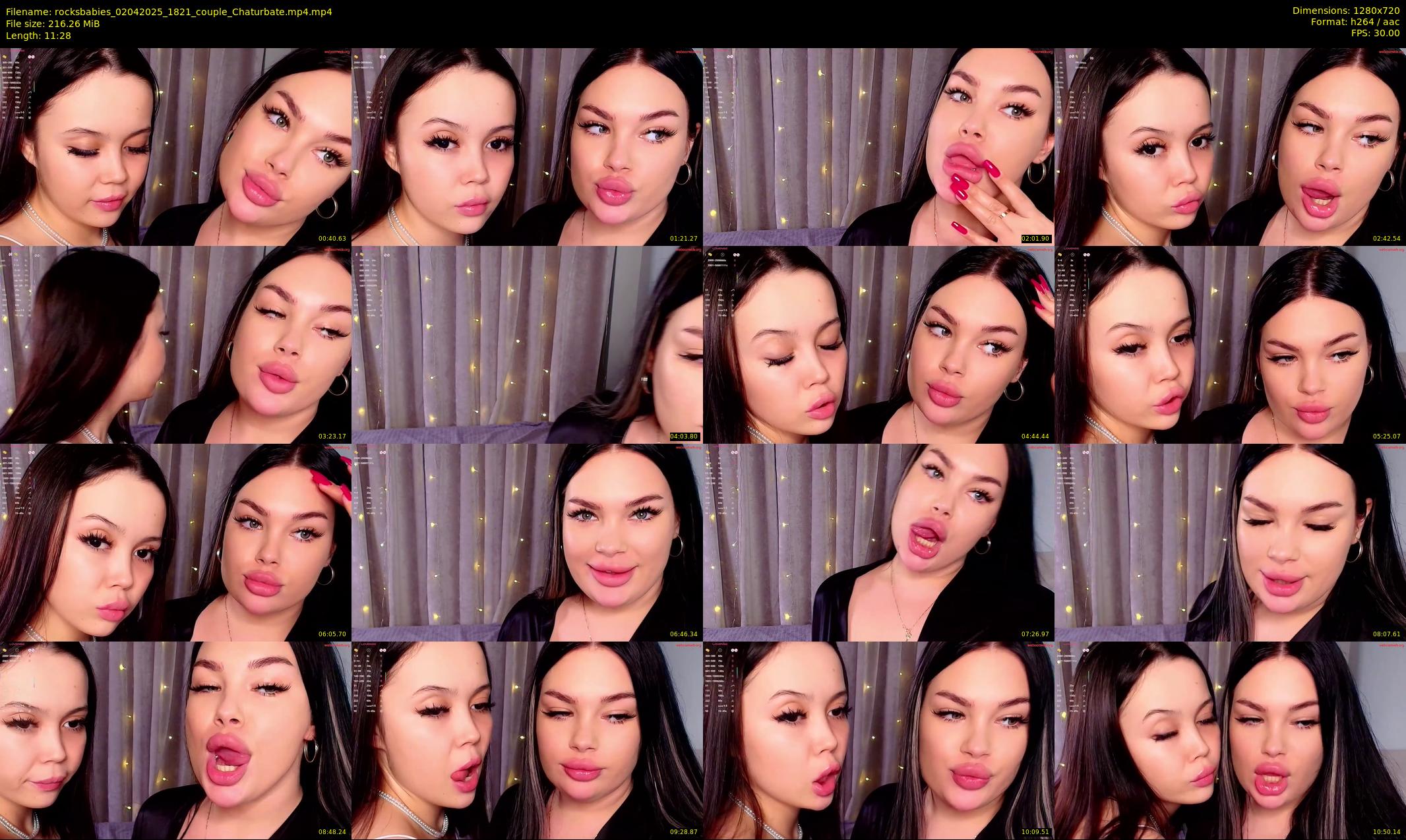 rocksbabies — 12 minute Chaturbate female cam show recording, 720p, Apr 2, 2025