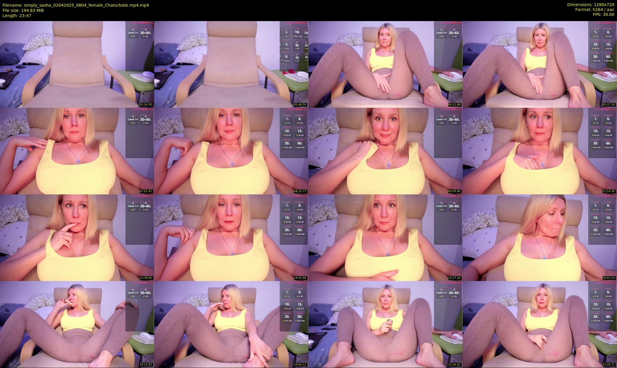 simply_sasha — 24 minute Chaturbate female cam show recording, 720p, Apr 2, 2025
