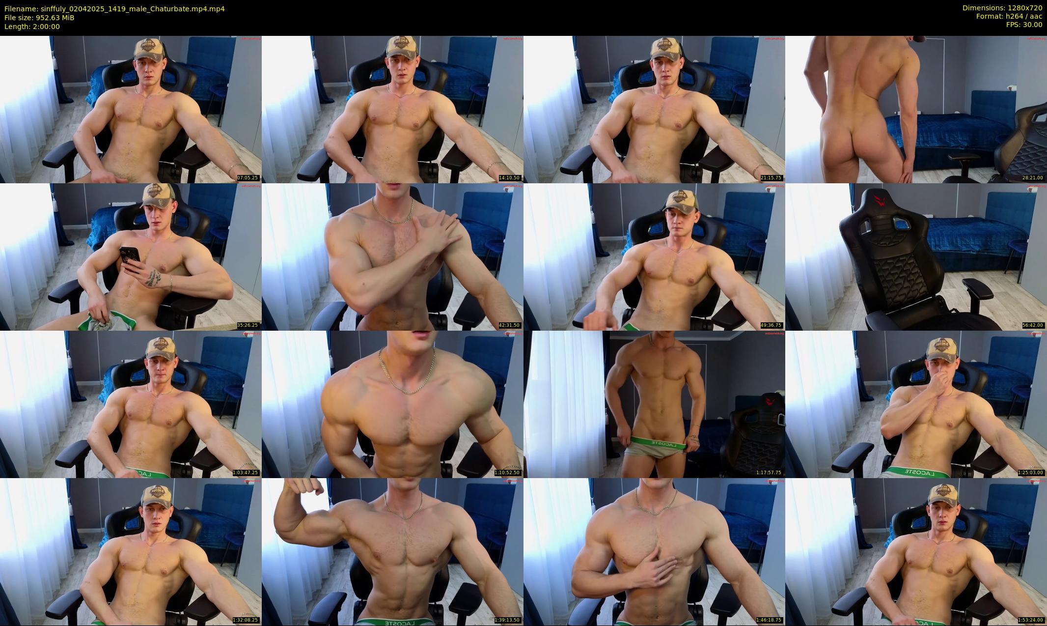 sinffuly — 120 minute Chaturbate male cam show recording, 720p, Apr 2, 2025