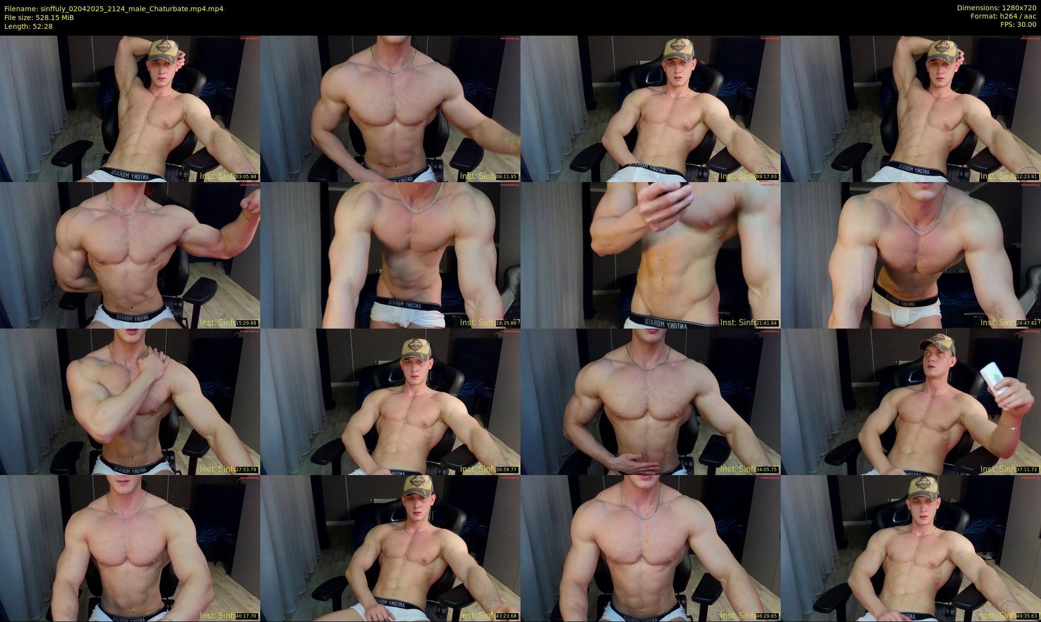 sinffuly — 53 minute Chaturbate male cam show recording, 720p, Apr 2, 2025