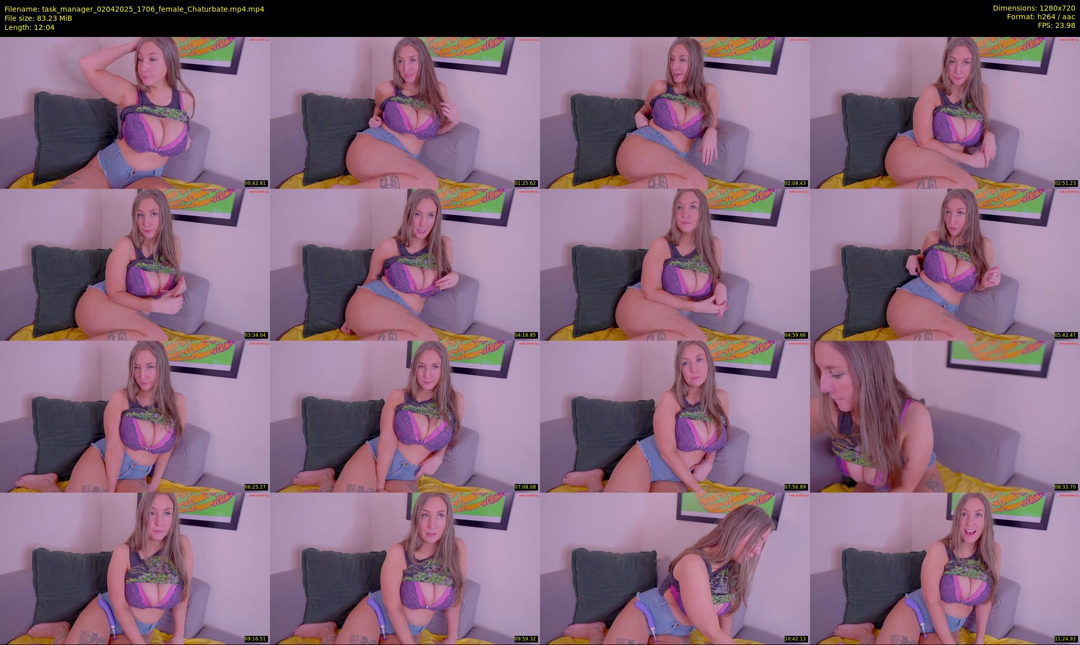 task_manager — 13 minute Chaturbate couple cam show recording, 720p, Apr 2, 2025