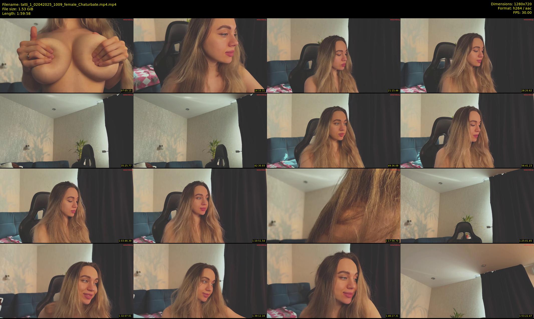 tatti_1 — 120 minute Chaturbate female cam show recording, 720p, Apr 2, 2025
