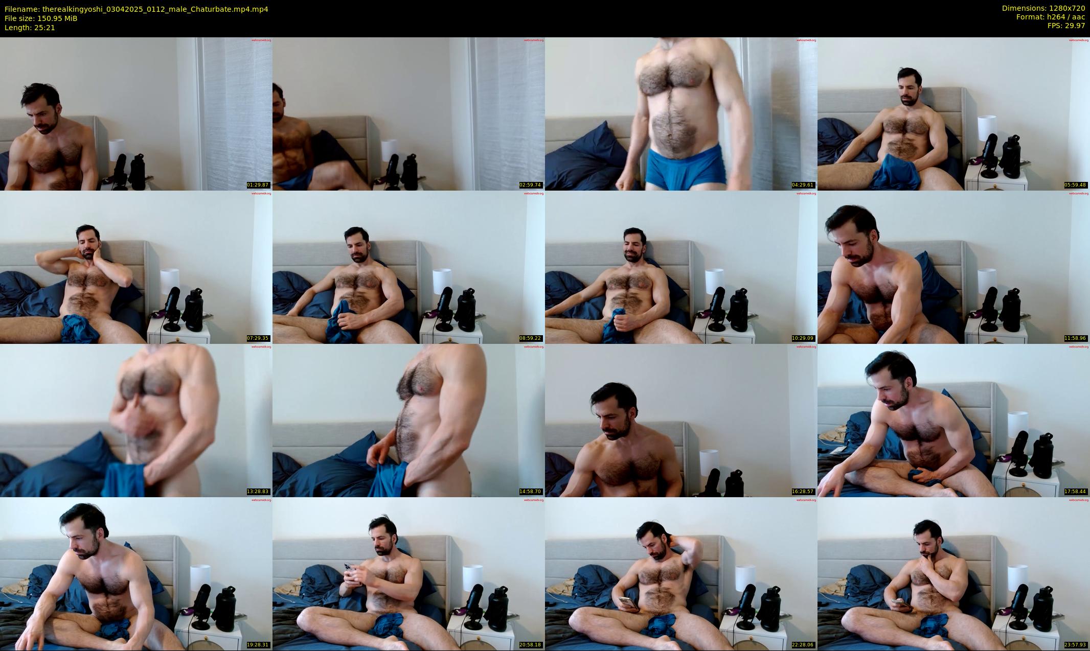therealkingyoshi — 26 minute Chaturbate male cam show recording, 720p, Apr 3, 2025