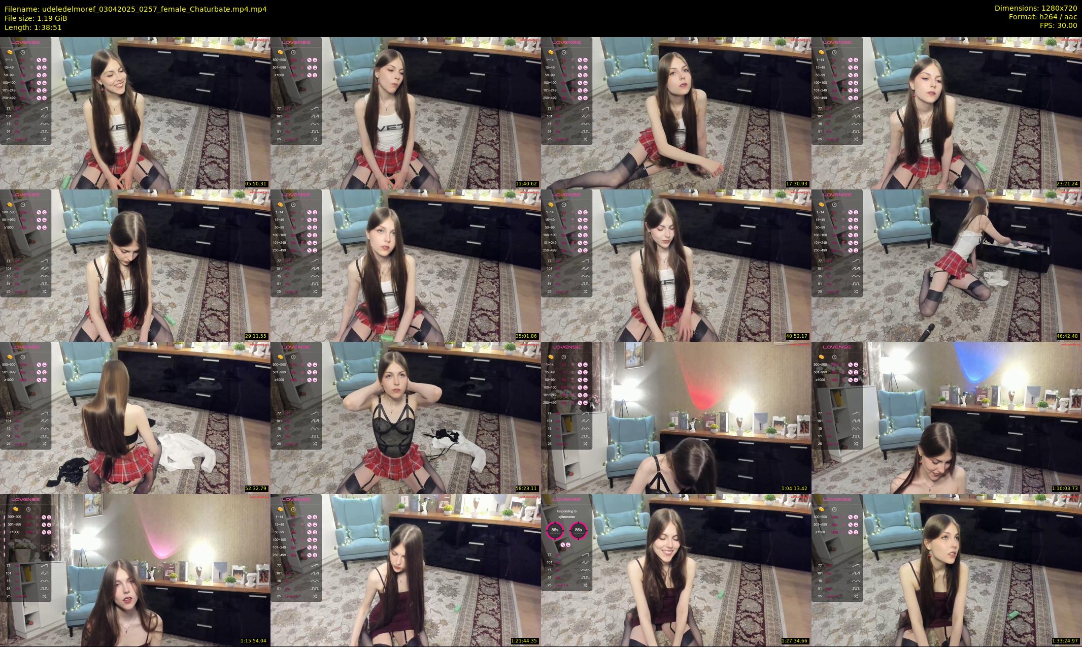 udeledelmoref — 99 minute Chaturbate female cam show recording, 720p, Apr 3, 2025