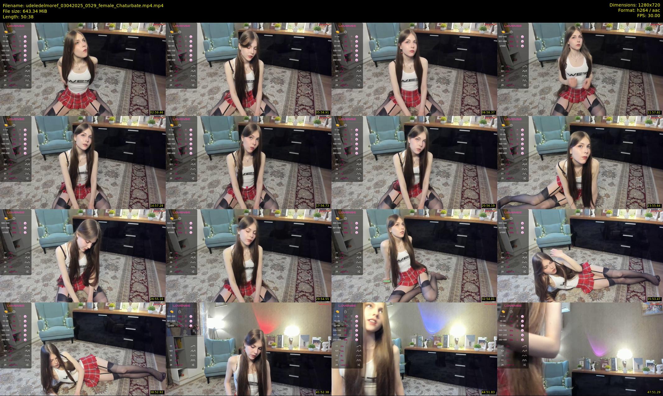 udeledelmoref — 51 minute Chaturbate female cam show recording, 720p, Apr 3, 2025