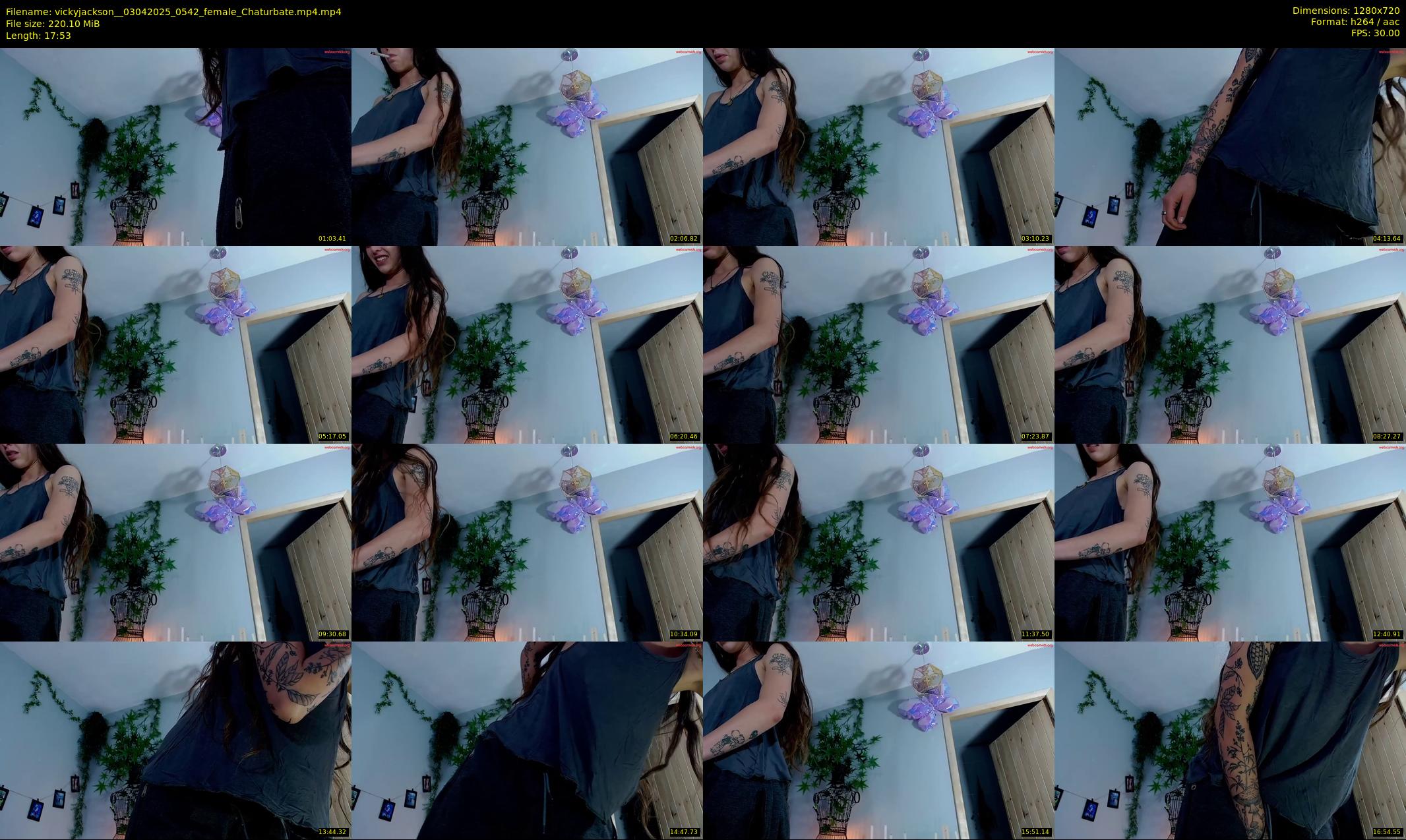 vickyjackson_ — 18 minute Chaturbate female cam show recording, 720p, Apr 3, 2025
