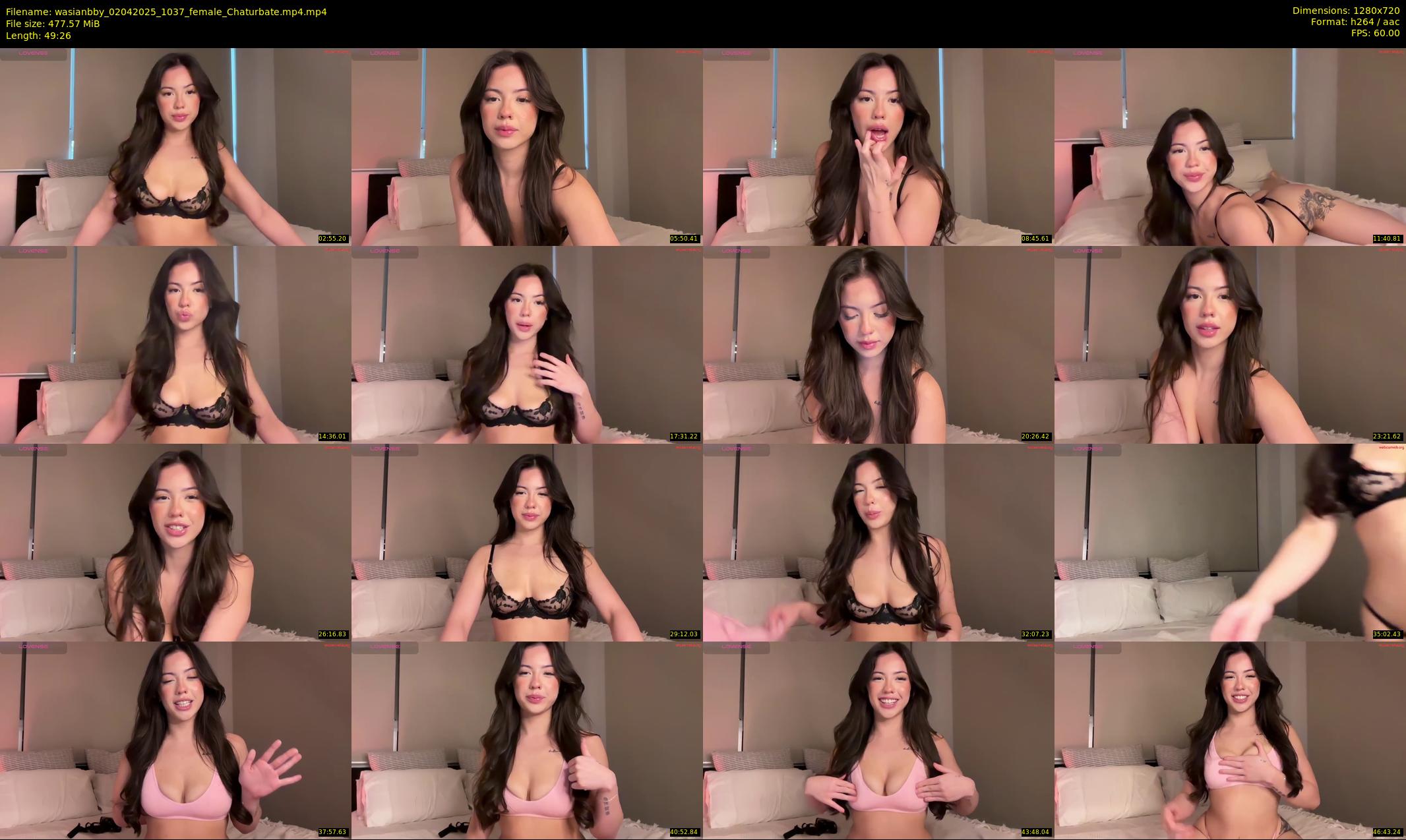 wasianbby — 50 minute Chaturbate female cam show recording, 720p, Apr 2, 2025