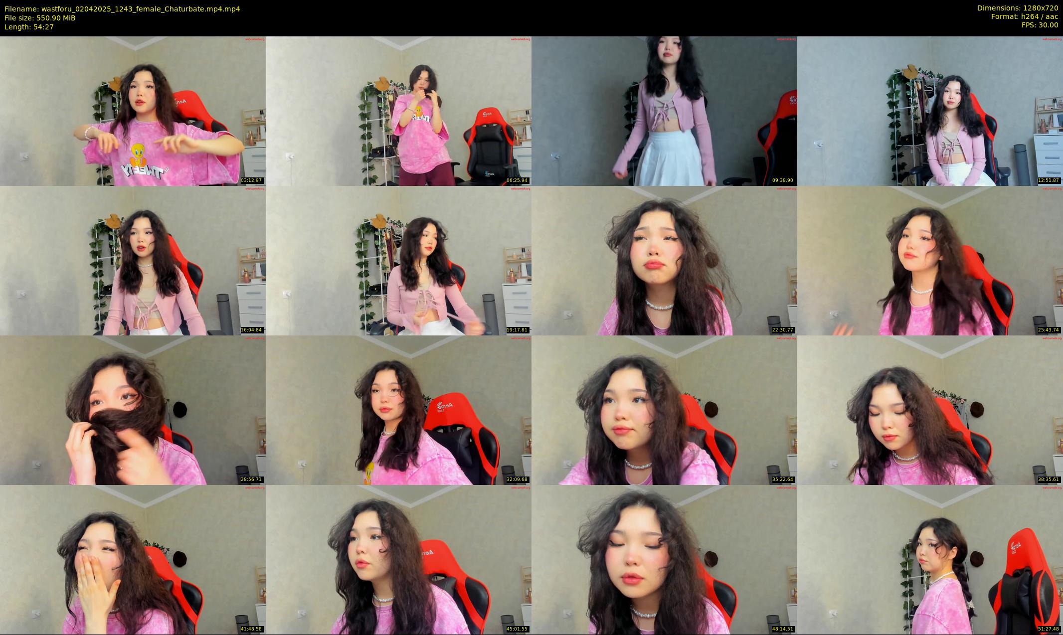 wastforu — 55 minute Chaturbate female cam show recording, 720p, Apr 2, 2025