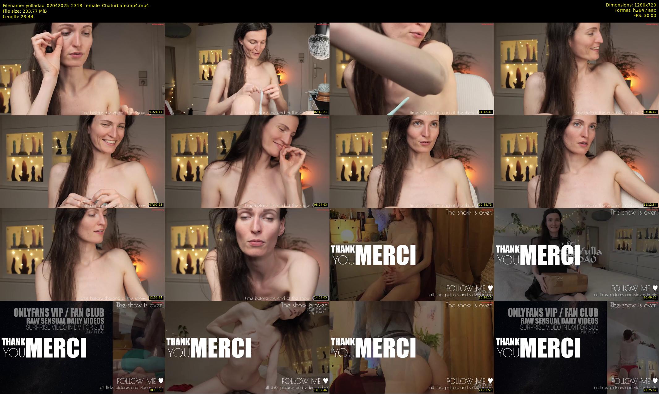 yulladao — 24 minute Chaturbate female cam show recording, 720p, Apr 2, 2025