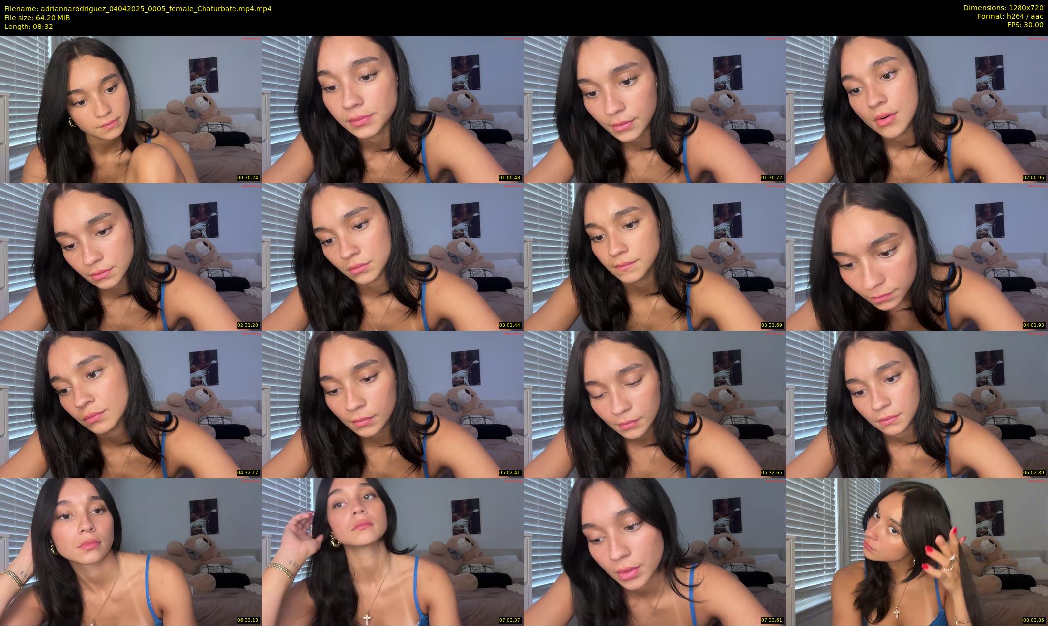 adriannarodriguez — 9 minute Chaturbate female cam show recording, 720p, Apr 4, 2025