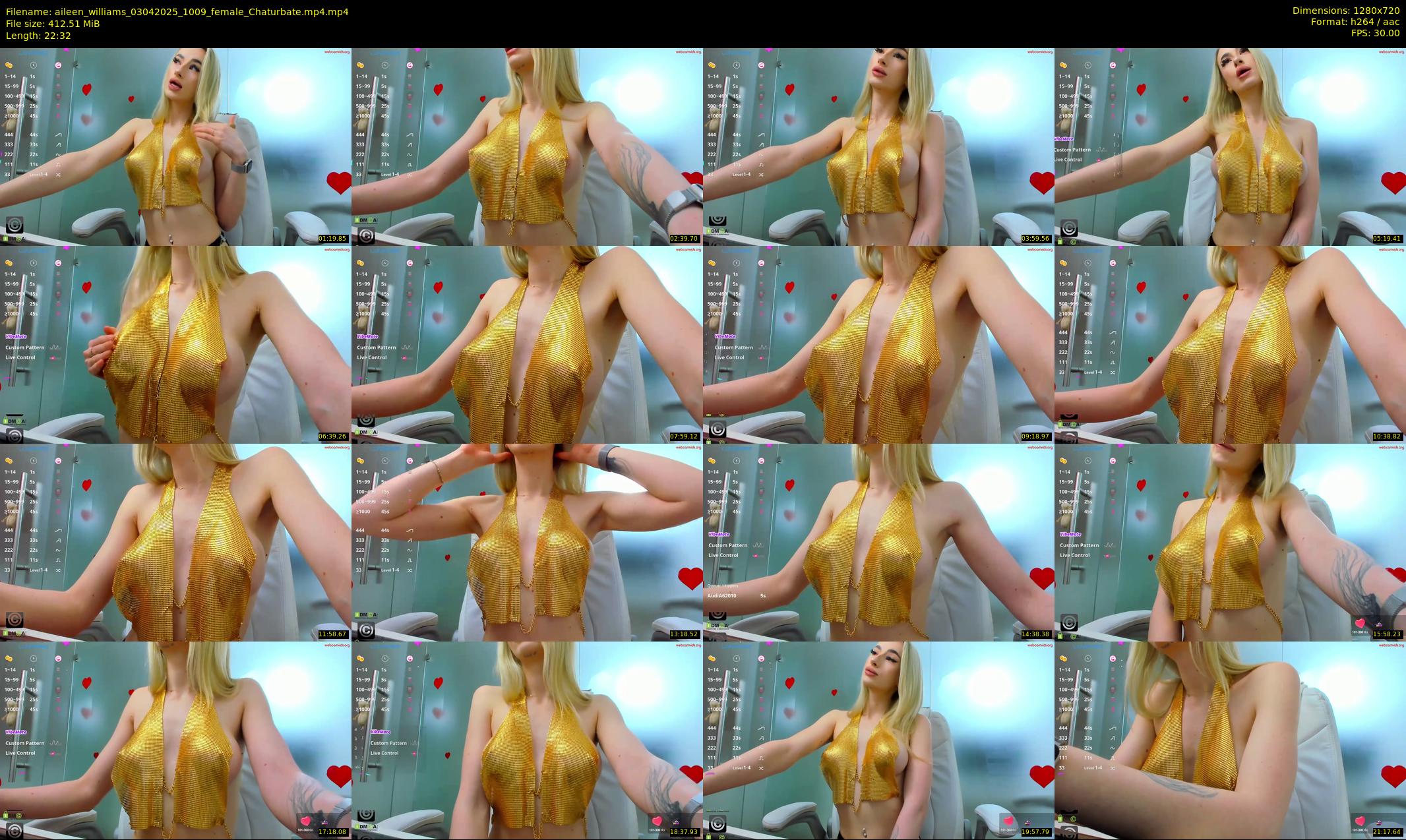aileen_williams — 23 minute Chaturbate female cam show recording, 720p, Apr 3, 2025