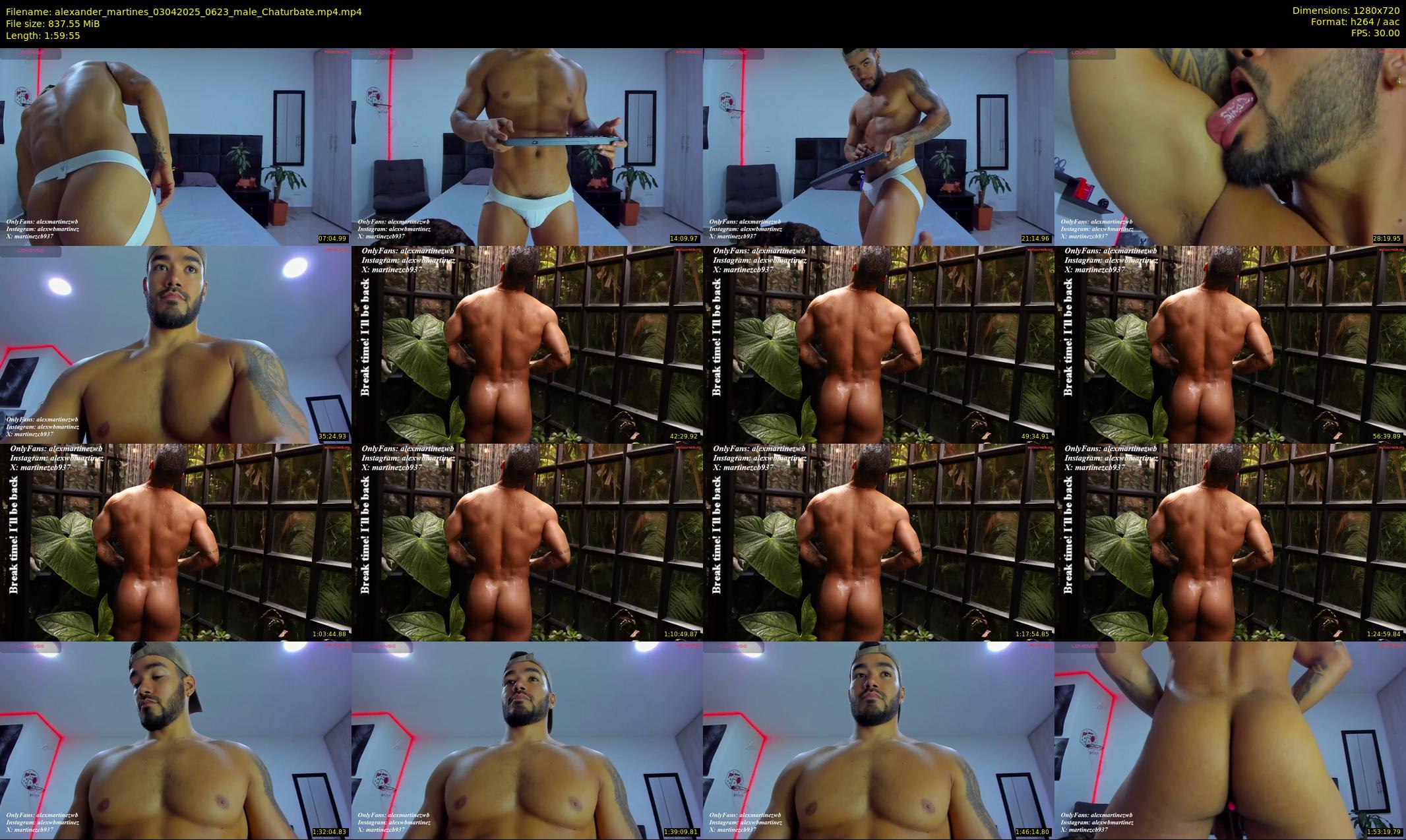 alexander_martines — 120 minute Chaturbate male cam show recording, 720p, Apr 3, 2025