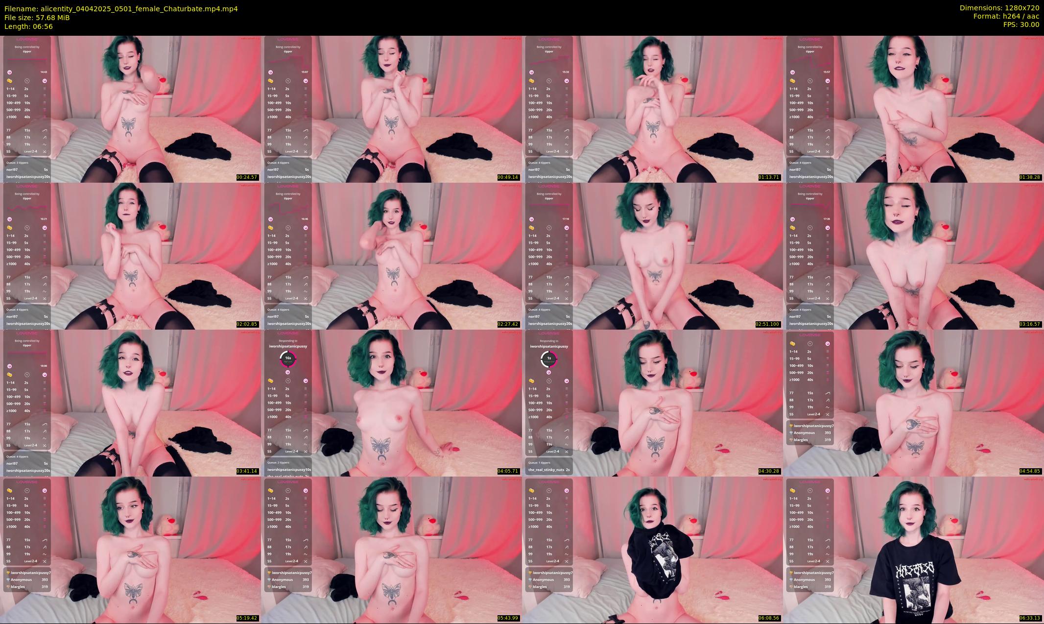 alicentity — 7 minute Chaturbate female cam show recording, 720p, Apr 4, 2025