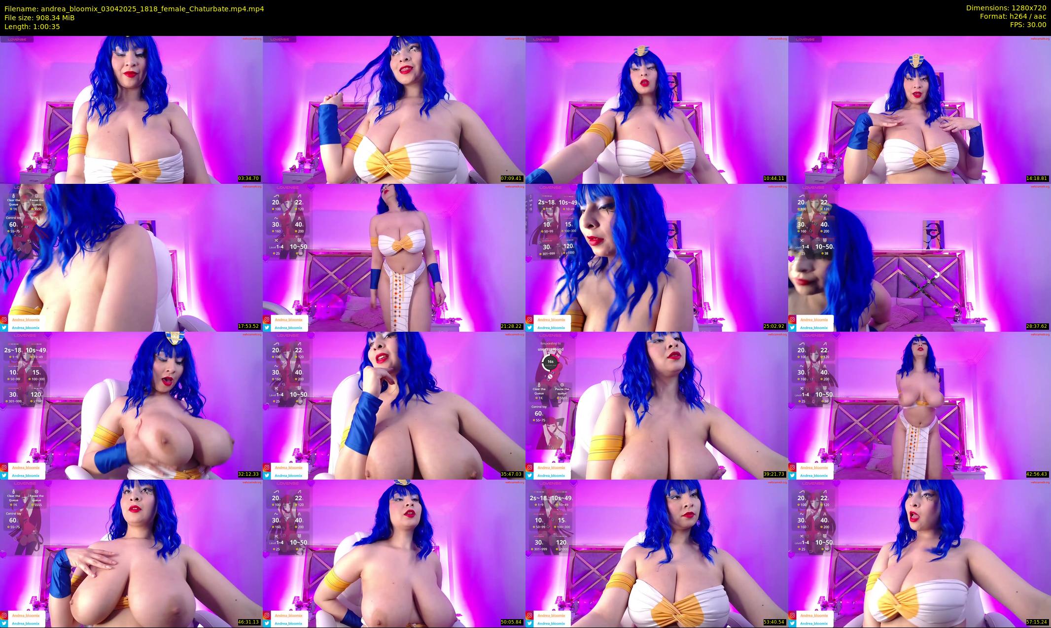 andrea_bloomix — 61 minute Chaturbate female cam show recording, 720p, Apr 3, 2025
