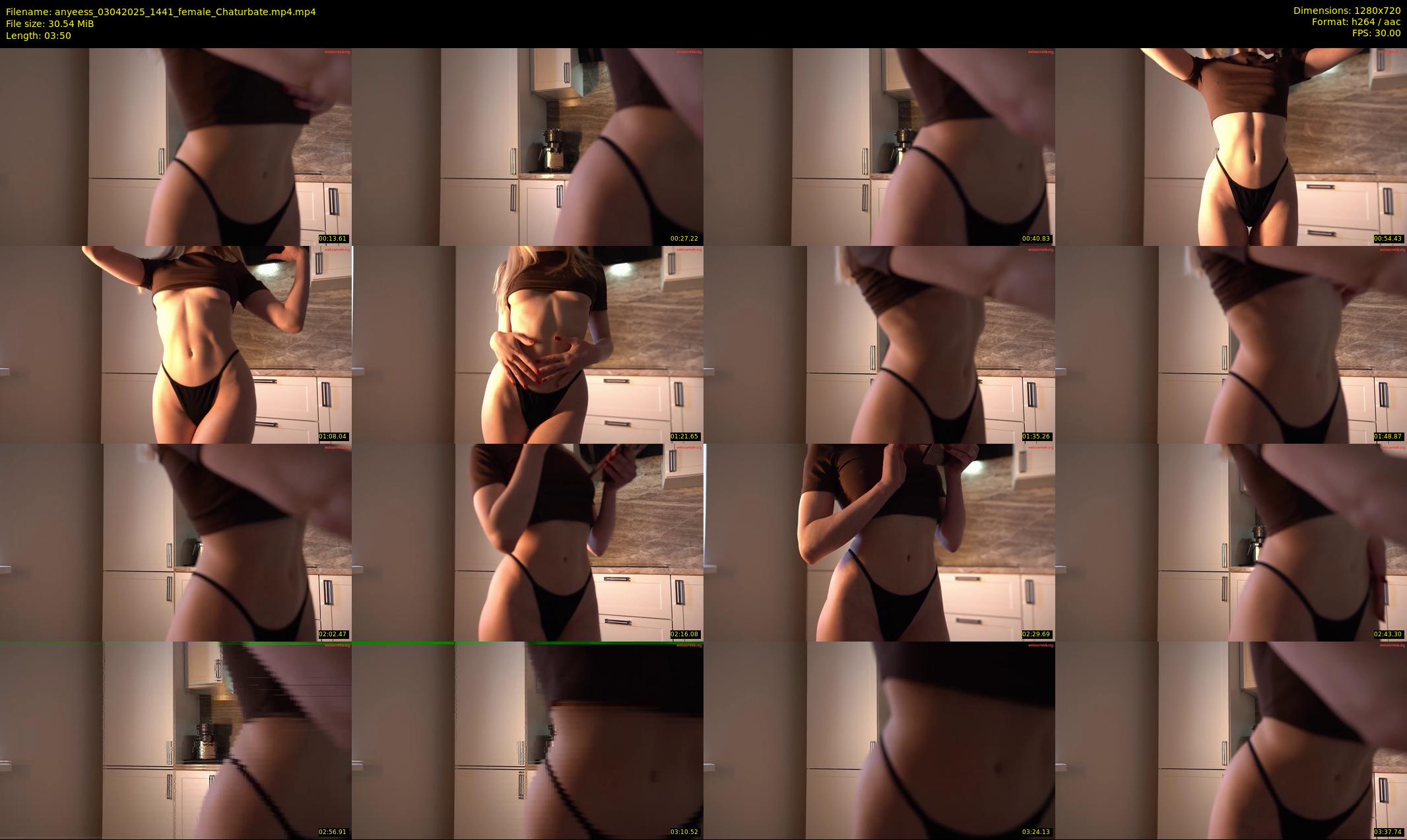 anyeess — 4 minute Chaturbate female cam show recording, 720p, Apr 3, 2025