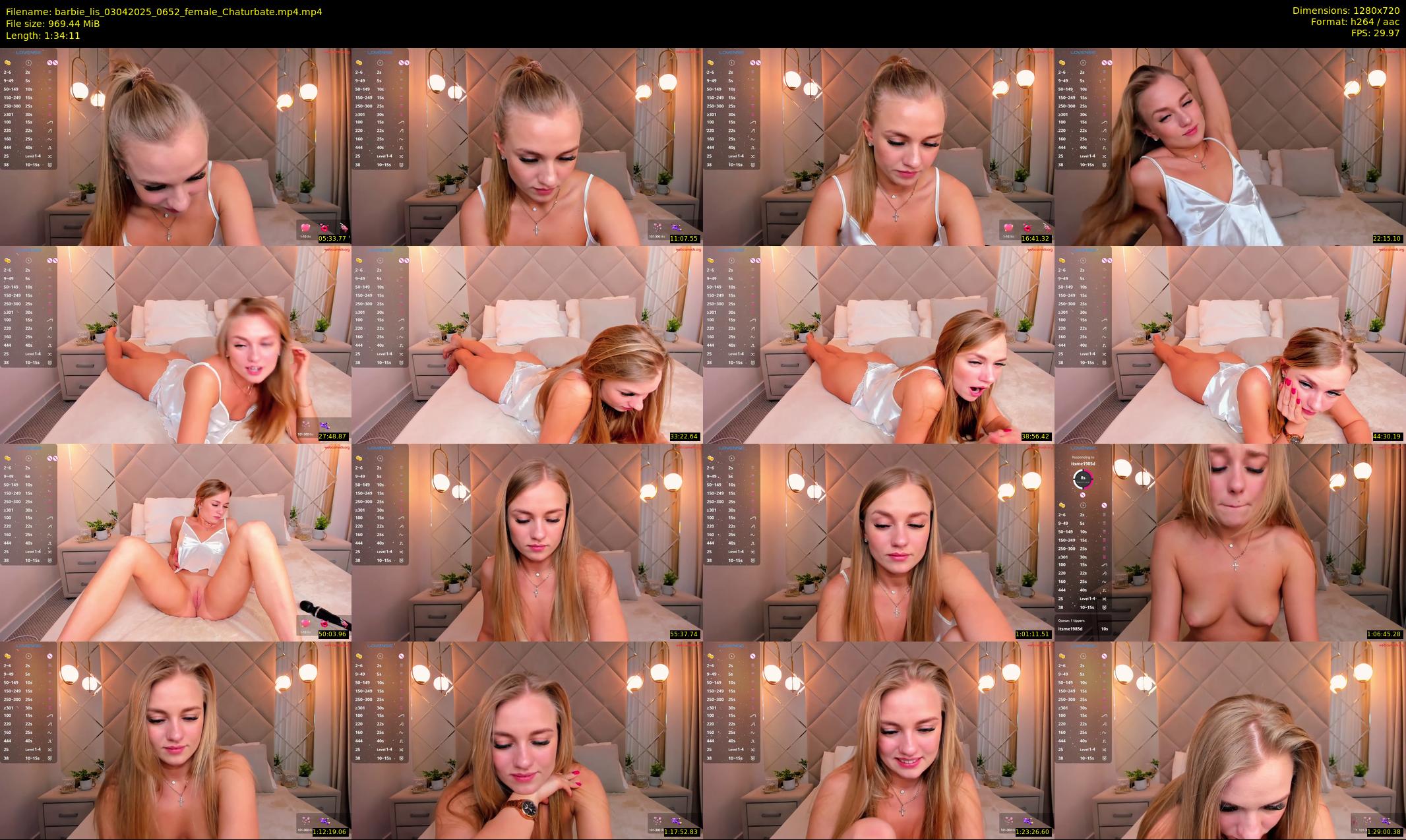 barbie_lis — 95 minute Chaturbate female cam show recording, 720p, Apr 3, 2025