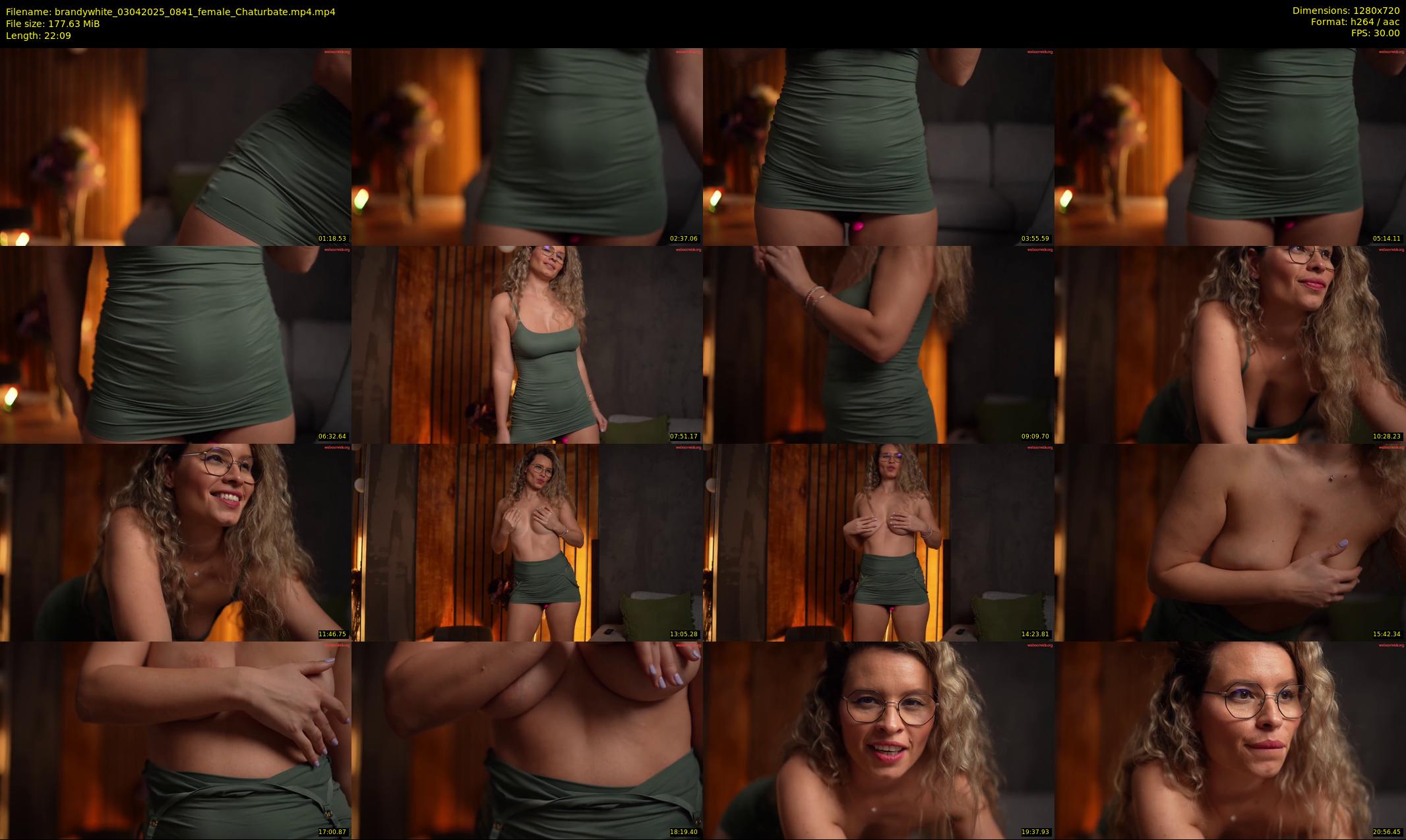 brandywhite — 23 minute Chaturbate female cam show recording, 720p, Apr 3, 2025