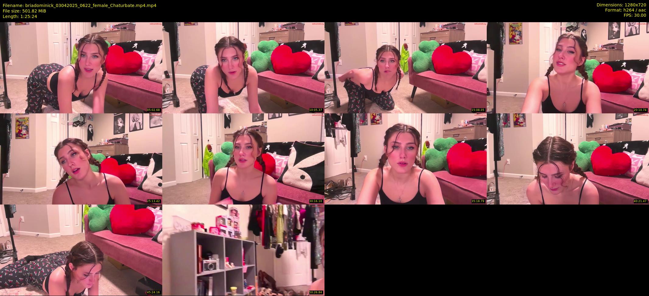 briadominick — 86 minute Chaturbate couple cam show recording, 720p, Apr 3, 2025