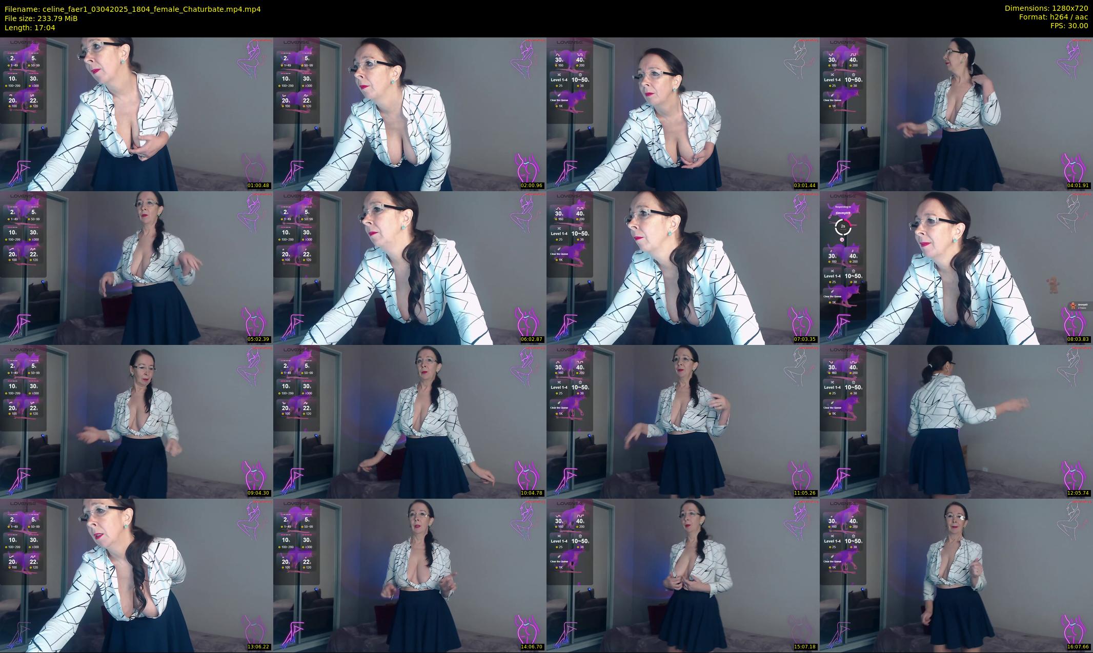celine_faer1 — 18 minute Chaturbate female cam show recording, 720p, Apr 3, 2025