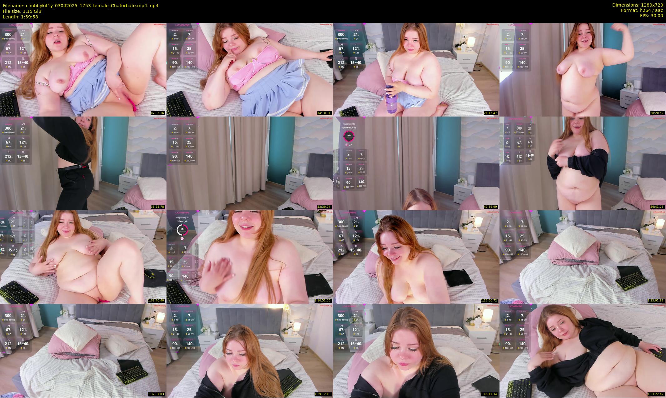 chubbykit1y — 120 minute Chaturbate female cam show recording, 720p, Apr 3, 2025