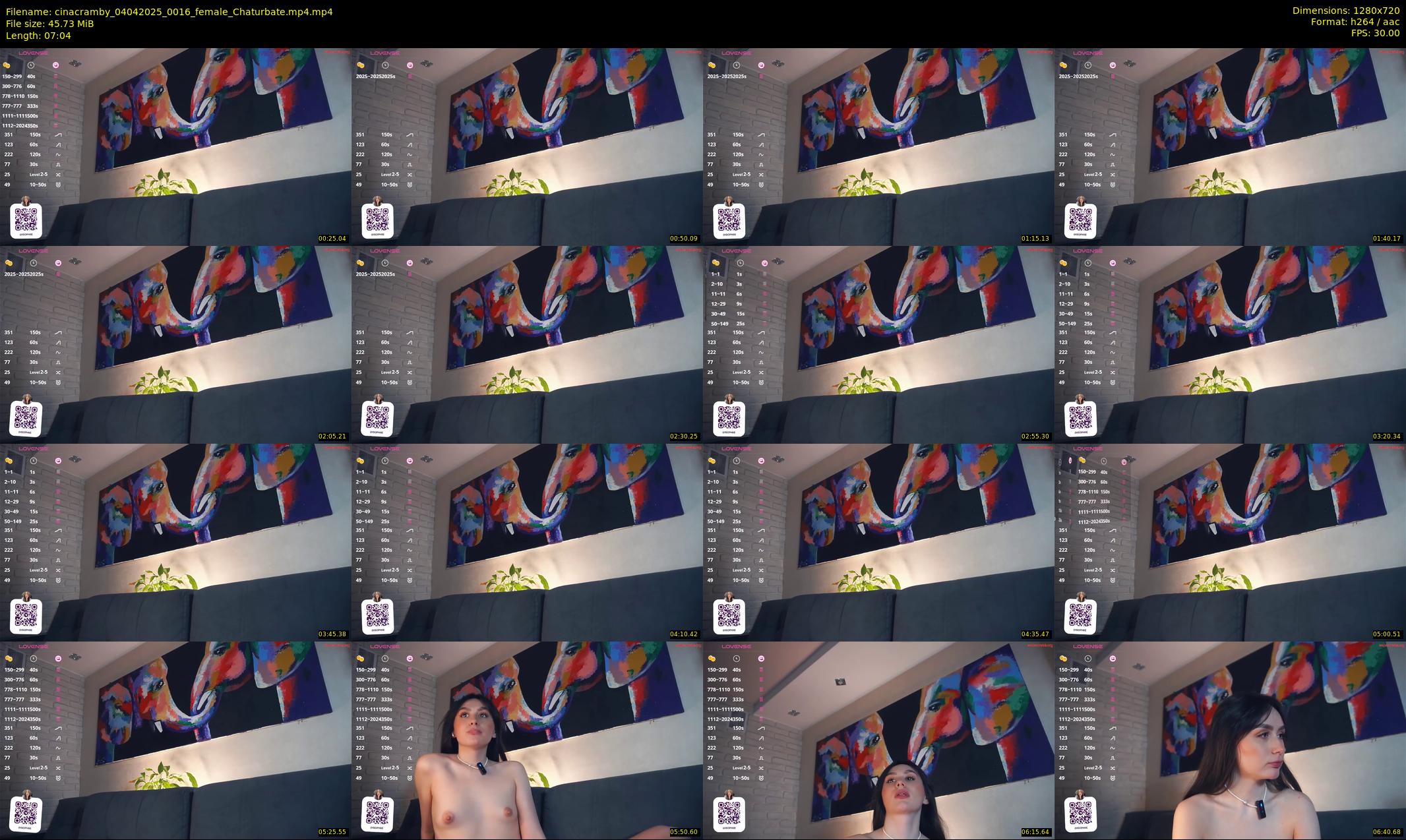 cinacramby — 8 minute Chaturbate female cam show recording, 720p, Apr 4, 2025