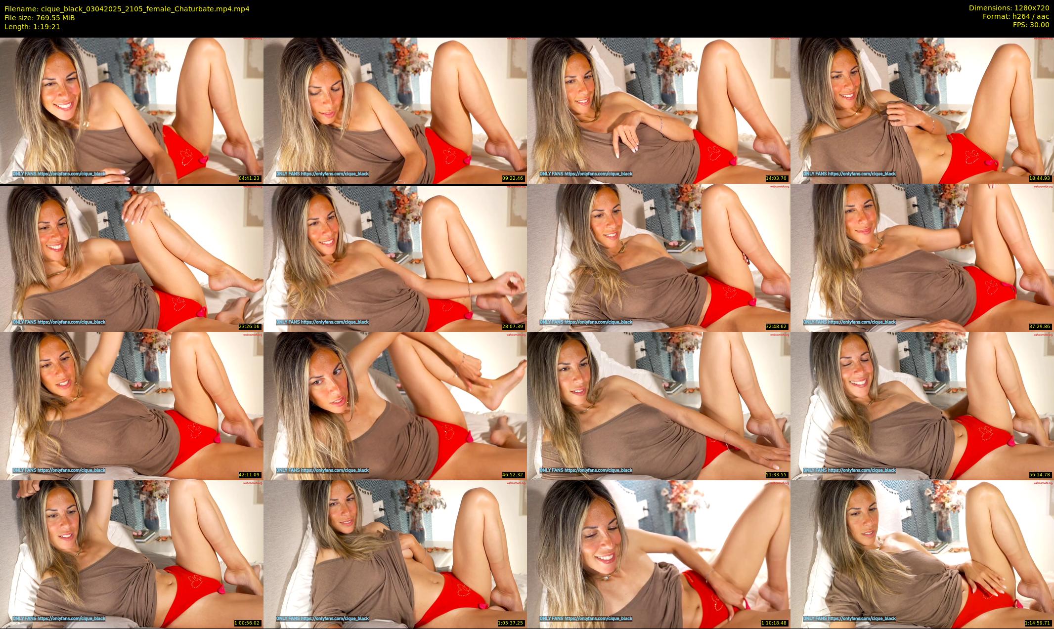 cique_black — 80 minute Chaturbate female cam show recording, 720p, Apr 3, 2025
