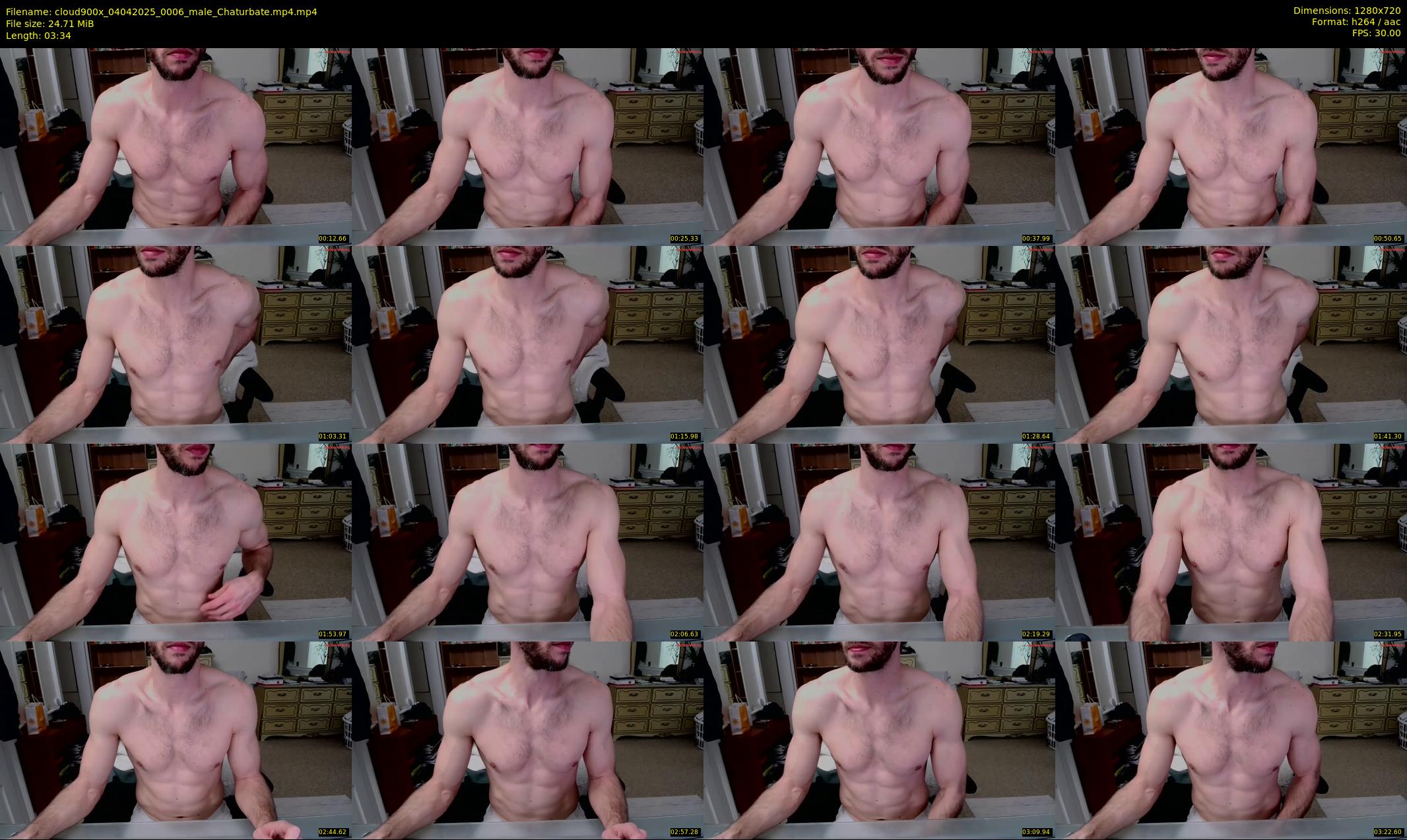 cloud900x — 4 minute Chaturbate male cam show recording, 720p, Apr 4, 2025