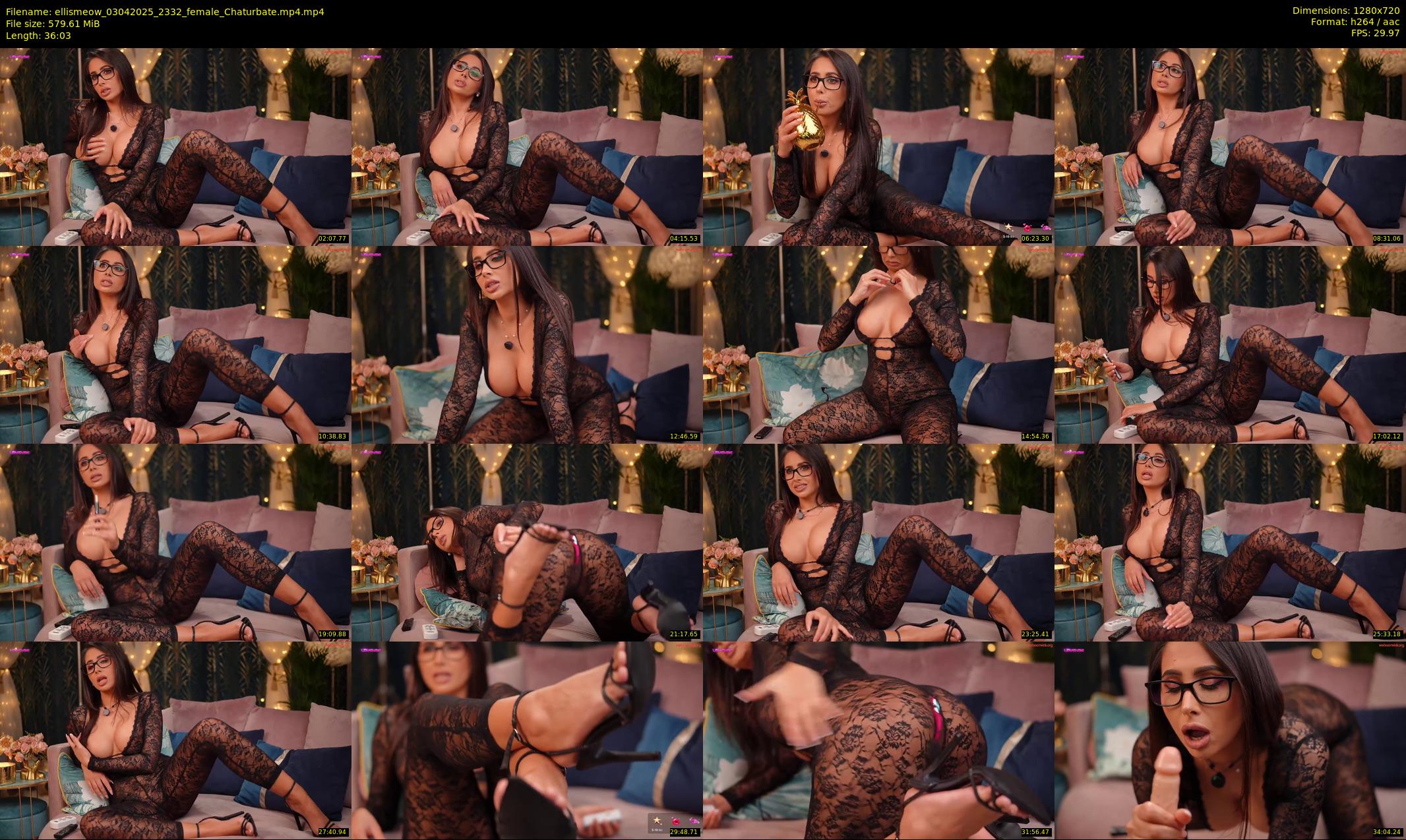 ellismeow — 37 minute Chaturbate female cam show recording, 720p, Apr 3, 2025