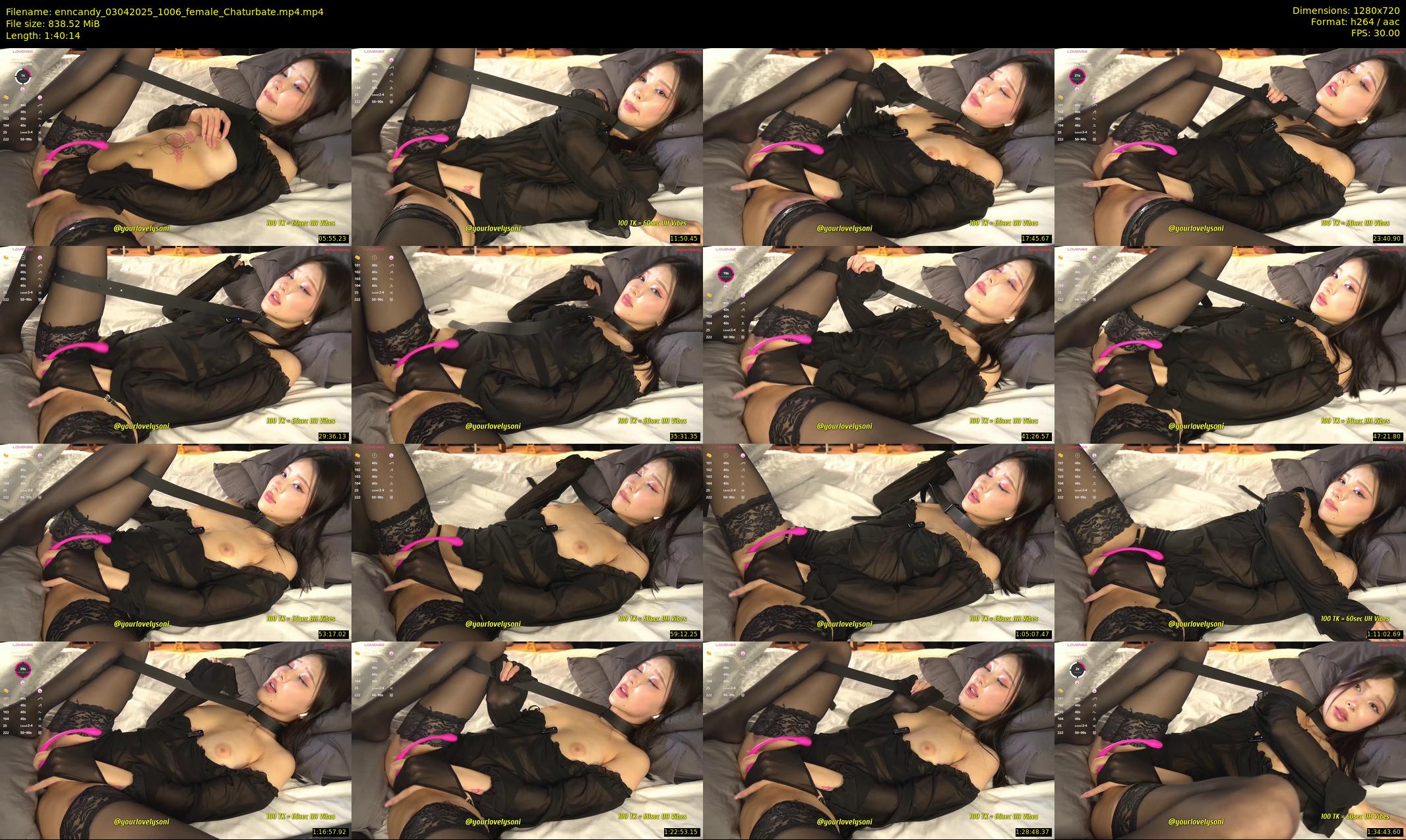 enncandy — 101 minute Chaturbate female cam show recording, 720p, Apr 3, 2025
