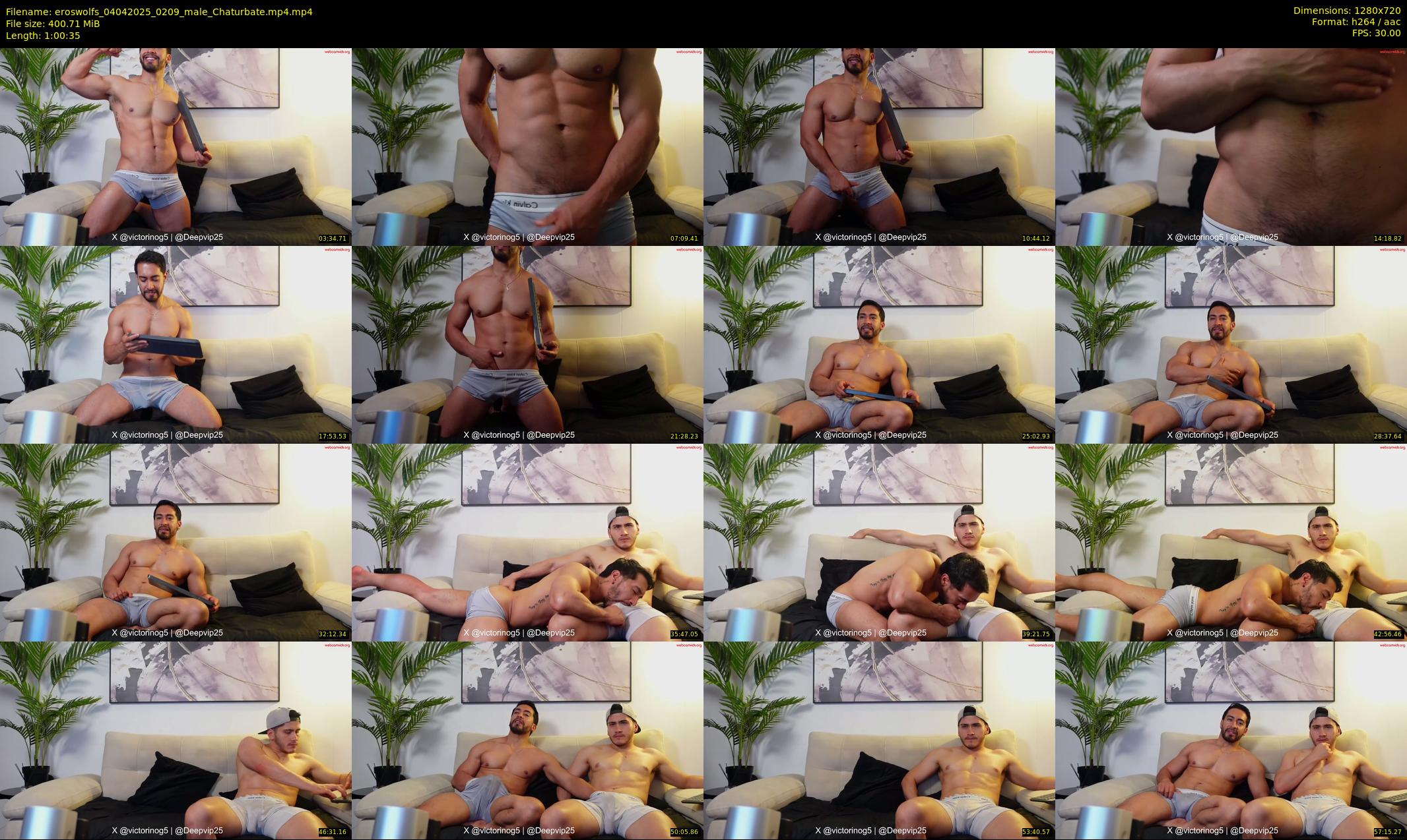 eroswolfs — 61 minute Chaturbate male cam show recording, 720p, Apr 4, 2025