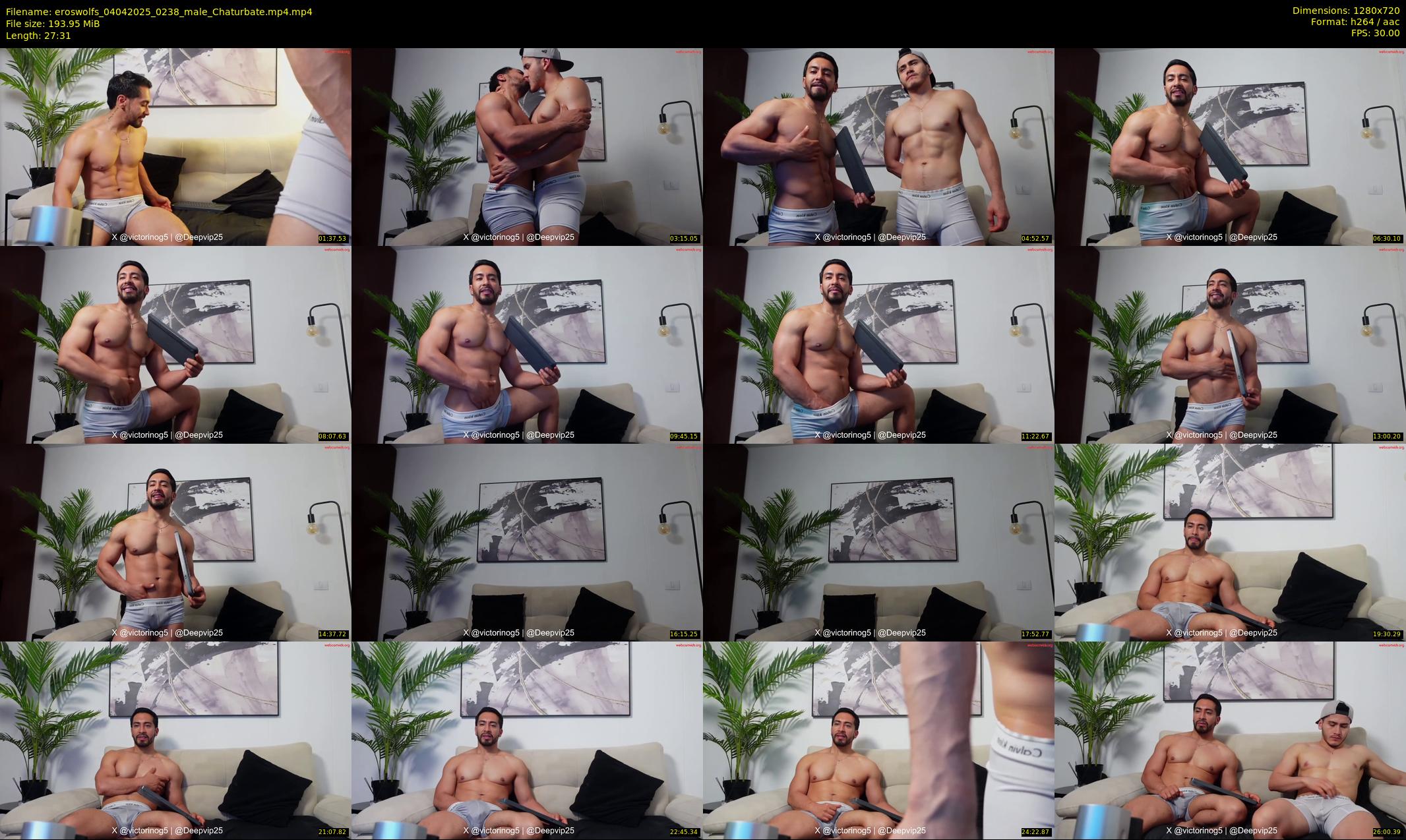 eroswolfs — 28 minute Chaturbate male cam show recording, 720p, Apr 4, 2025