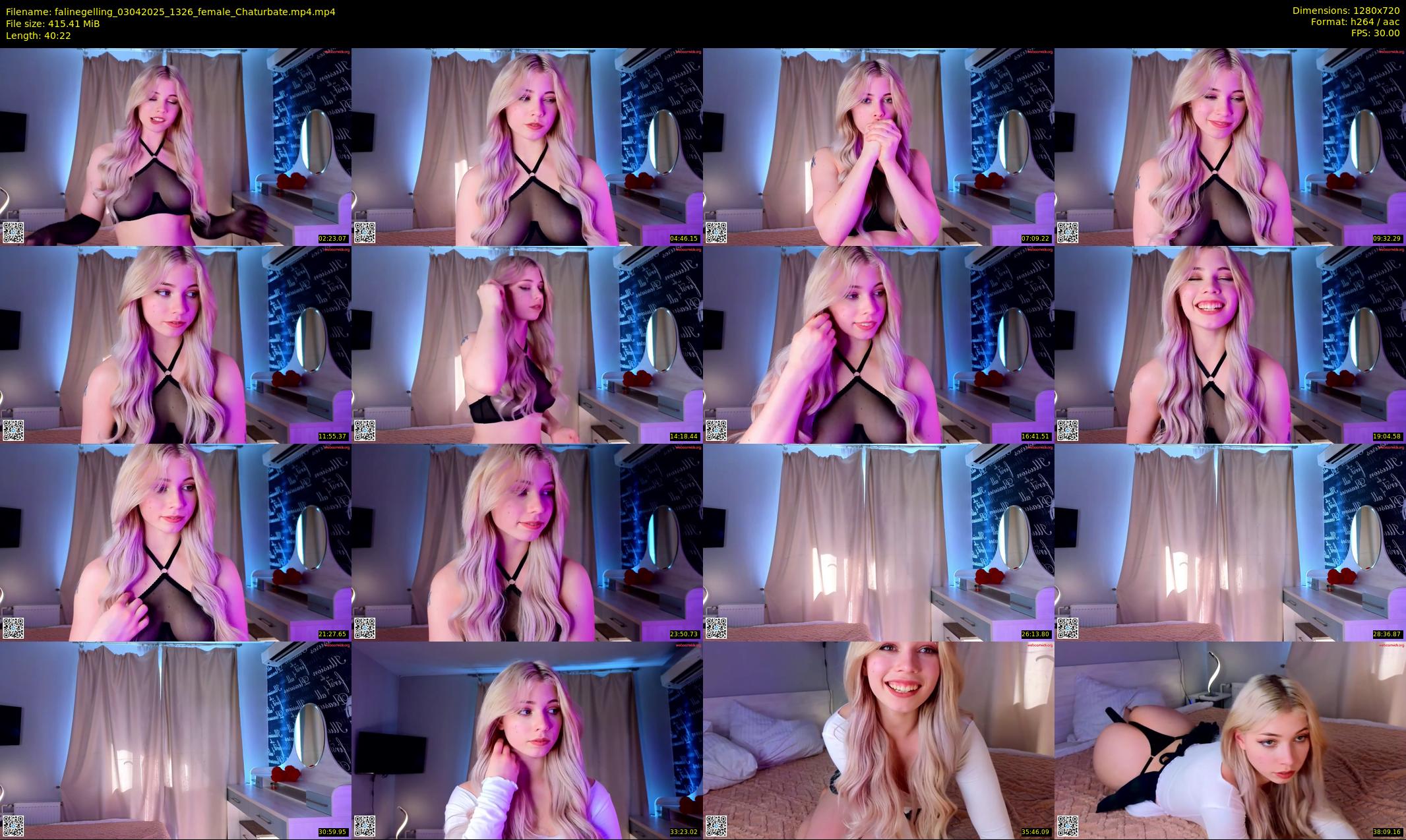 falinegelling — 41 minute Chaturbate female cam show recording, 720p, Apr 3, 2025